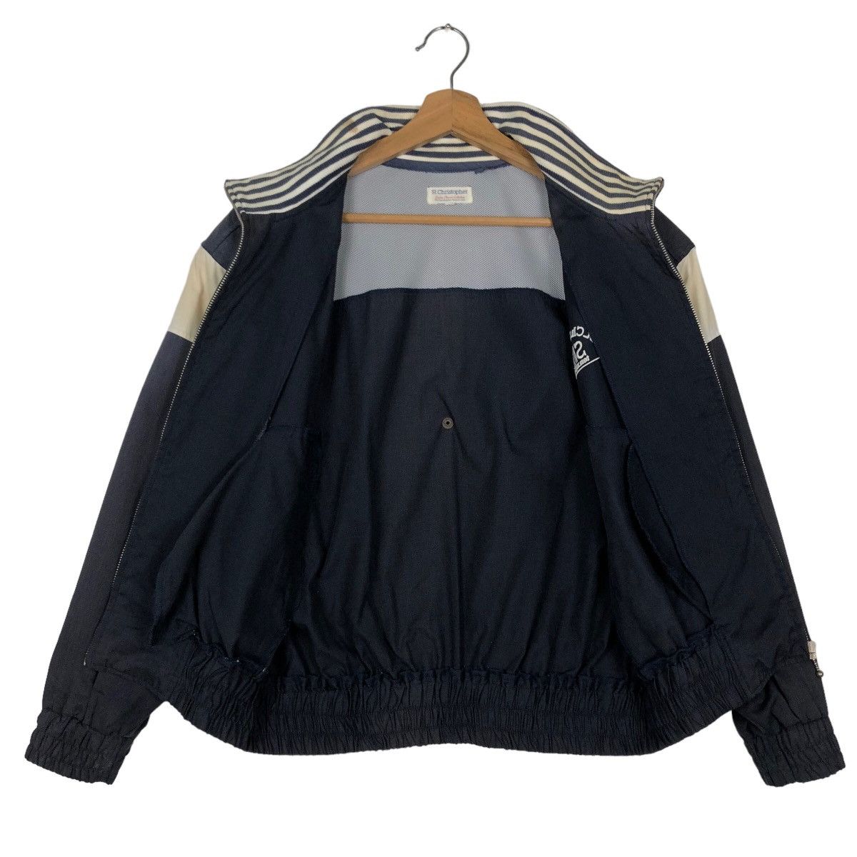 Japanese Brand 🔥90’s Vitage Tennis Club Bomber Jacket St. Christopher USA Size US L / EU 52-54 / 3 - 10 Thumbnail