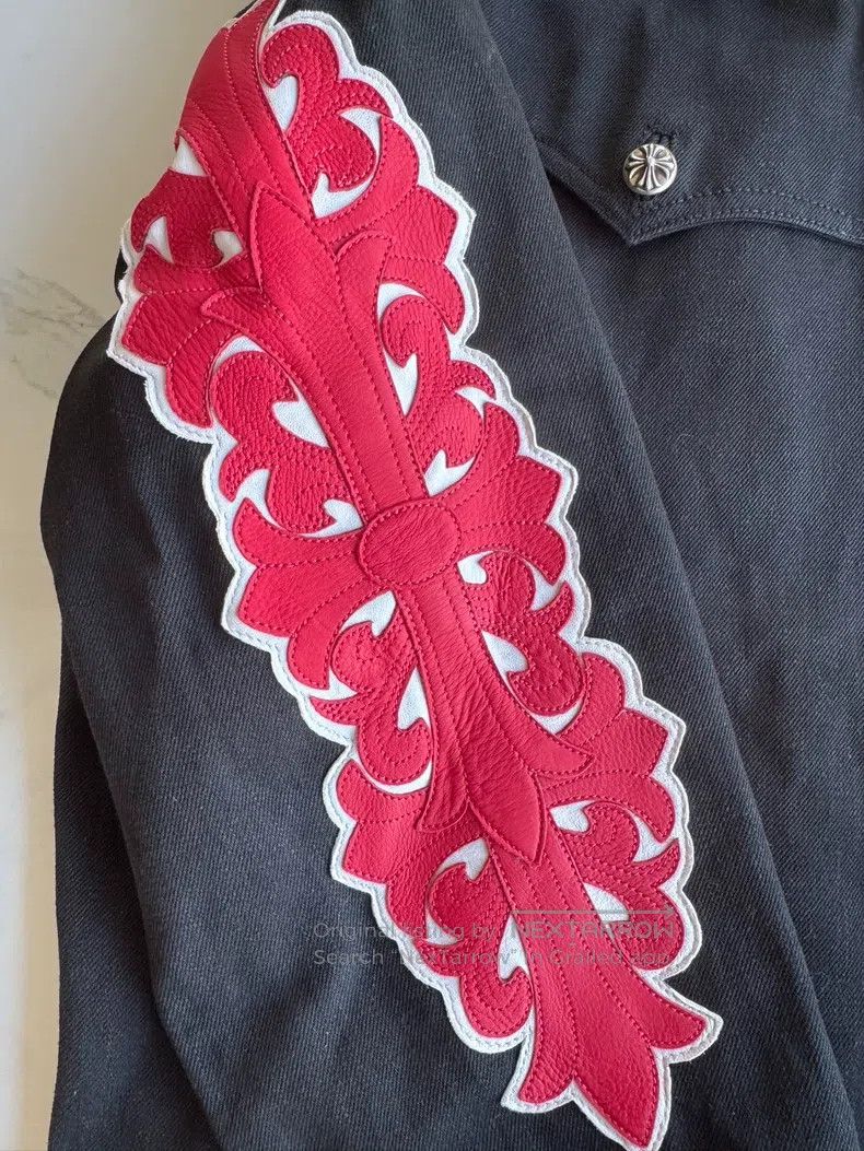 Chrome Hearts CHROME HEARTS Flame Qilin arm jacket, black, size XL Size US XL / EU 56 / 4 - 4 Thumbnail