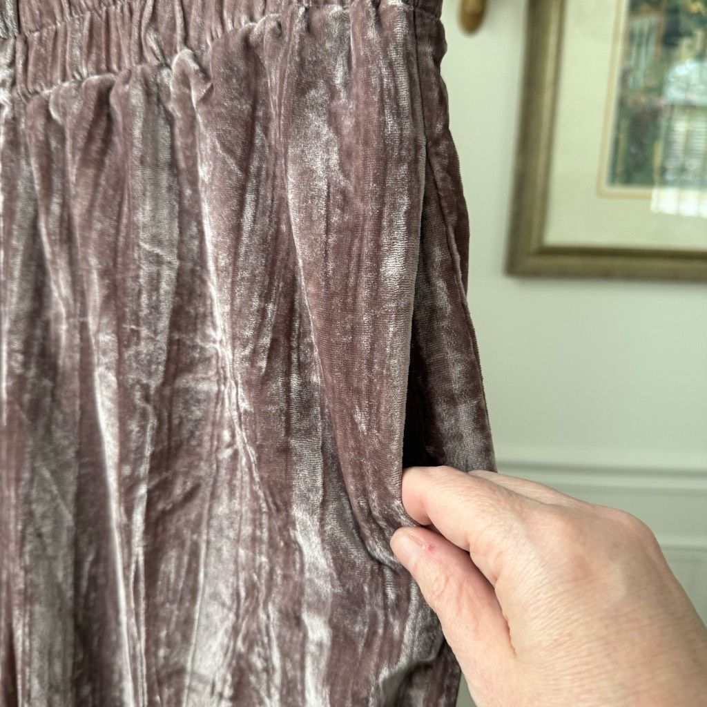 Anthropologie NWOT Anthropologie Tina + Jo Josephine Velvet Taper Trousers Size 28" / US 6 / IT 42 - 6 Thumbnail