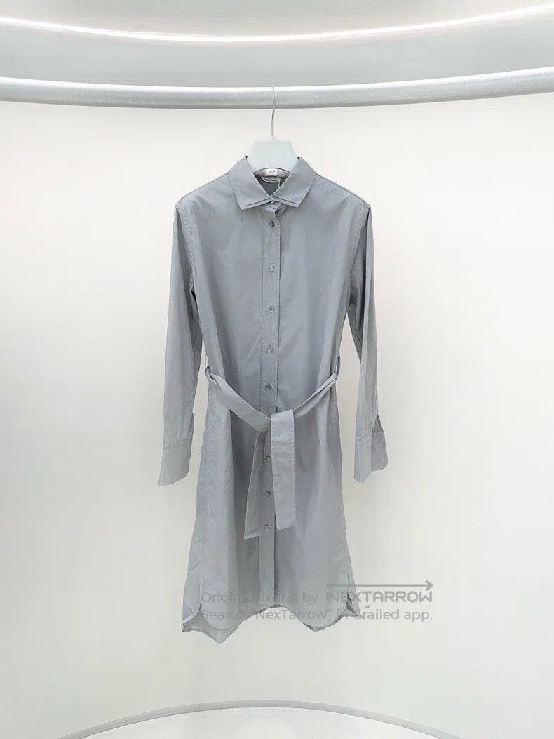 Hermes Hermes Gray long-sleeved dress Size XXS / US 00 / IT 34 - 1 Thumbnail
