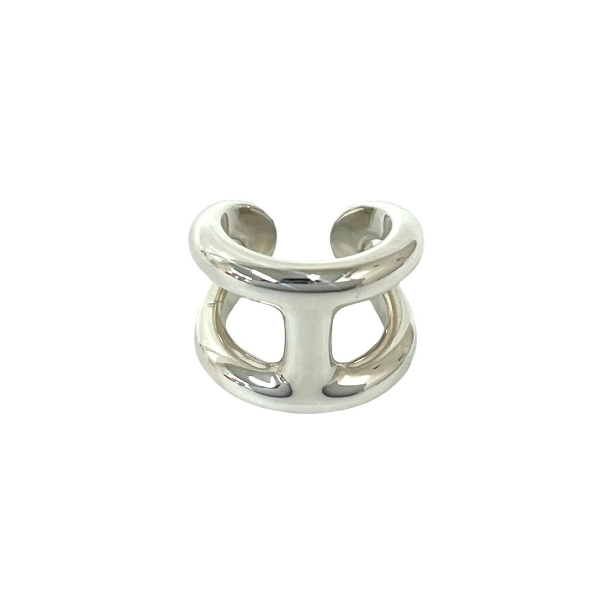 Hermes HERMES Osmos GM Sterling Silver 925 Ring, Women's/Men's Accessory, Silver, Item Number 29485 Size ONE SIZE - 1 Thumbnail