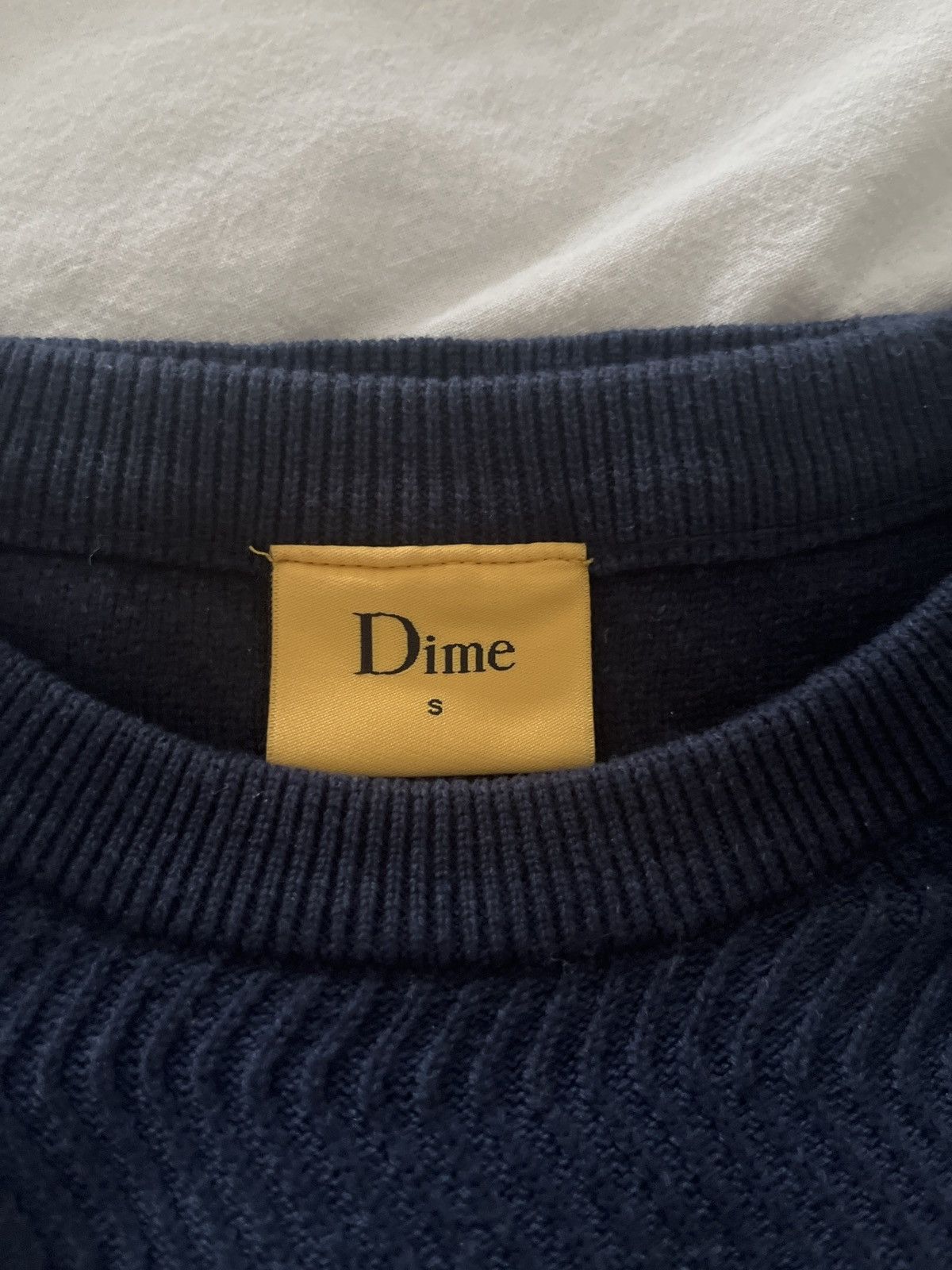 Dime Dime Wave Cable Knit Sweater | Grailed