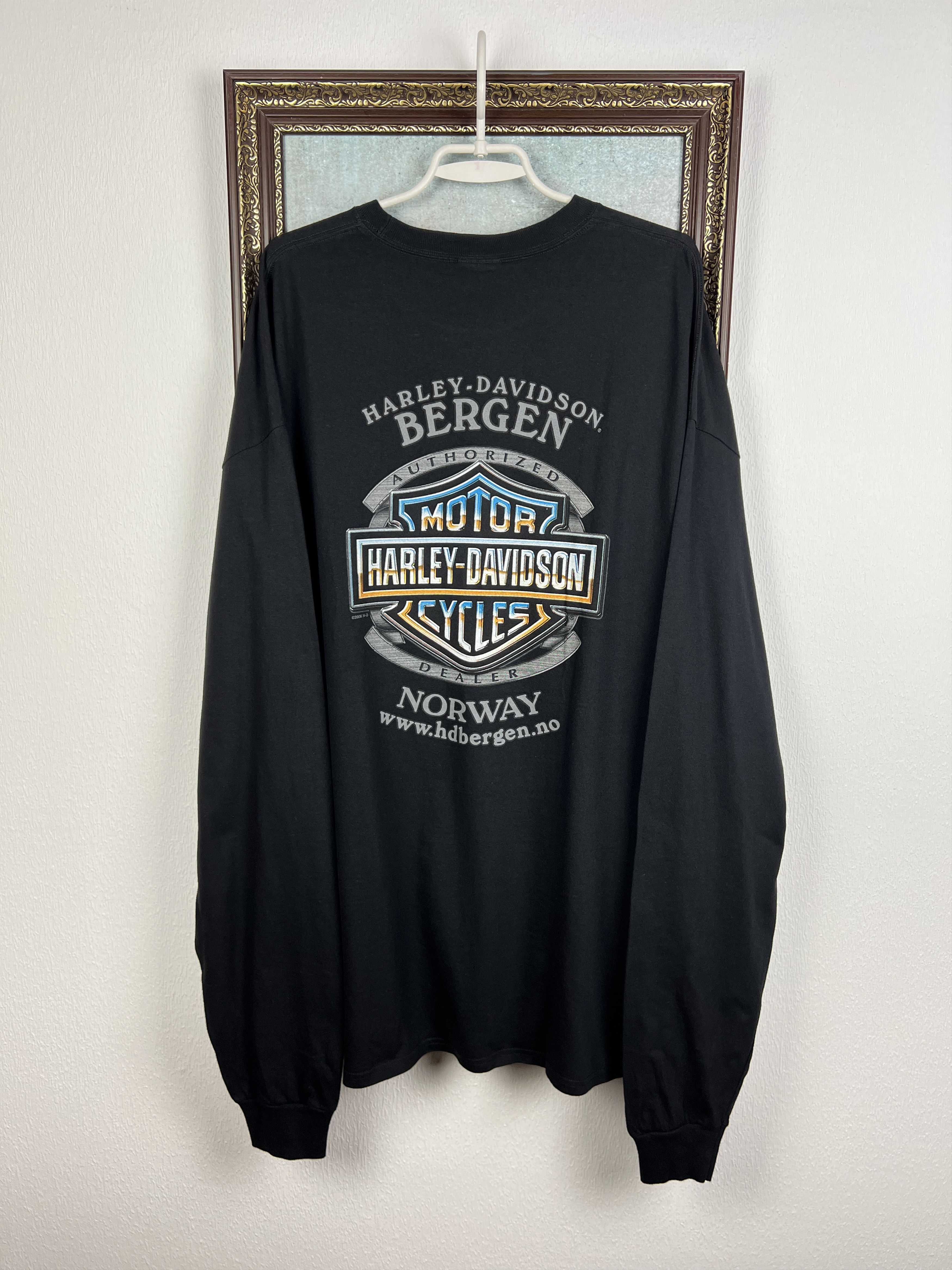Harley Davidson Norway Over Print Long Sleeve Shirt Jersey Size 3XL Size US XXL / EU 58 / 5 - 8 Thumbnail