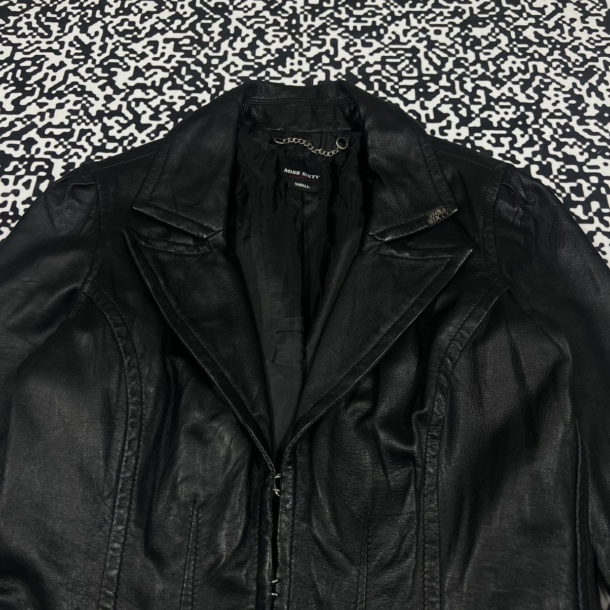 Miss Sixty Vintage Y2K MISS SIXTY Leather Jacket Japanese Retro Style Size S / US 4 / IT 40 - 12 Thumbnail