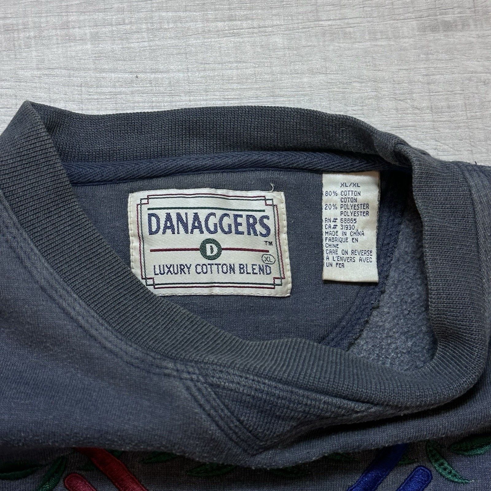 Vintage Vintage Danaggers Mens Golf Crewneck Sweatshirt XL Blue Size US XL / EU 56 / 4 - 7 Thumbnail