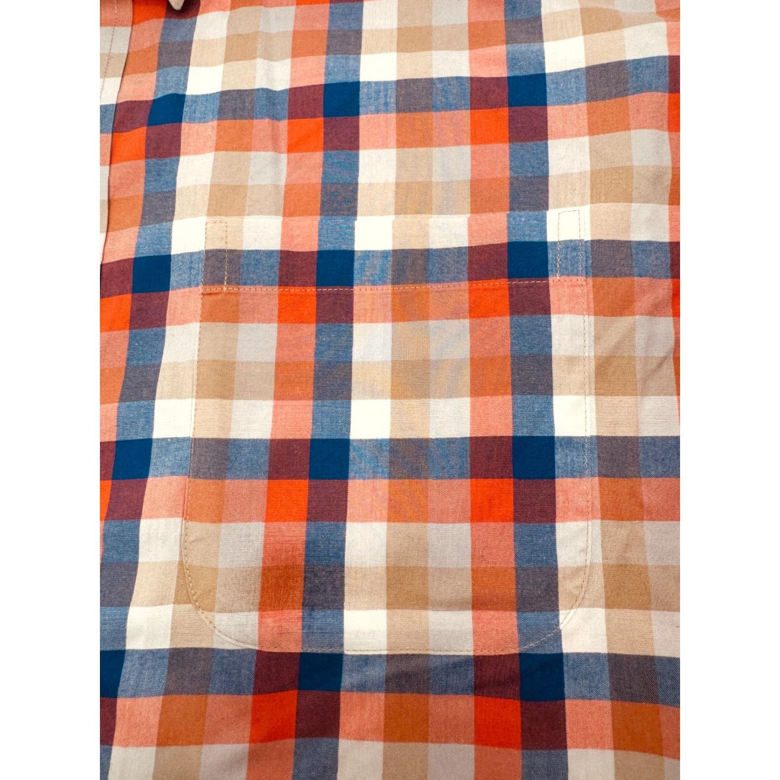 Jos. A. Bank VINTAGE JOS A. BANK Long Sleeve Button Up Mens XL Checked Shirt Travelers Collection 2826 Size US XL / EU 56 / 4 - 3 Thumbnail
