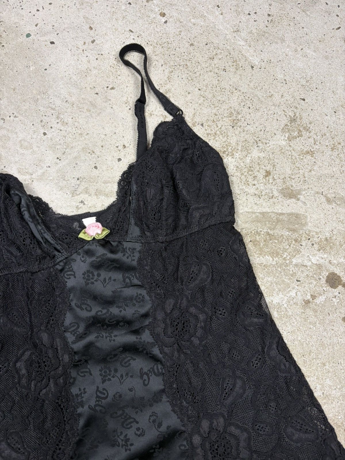 Dolce & Gabbana 2000s Dolce & Gabbana Underwear Lace Trims Flower Embroidery Size L / US 10 / IT 46 - 5 Thumbnail