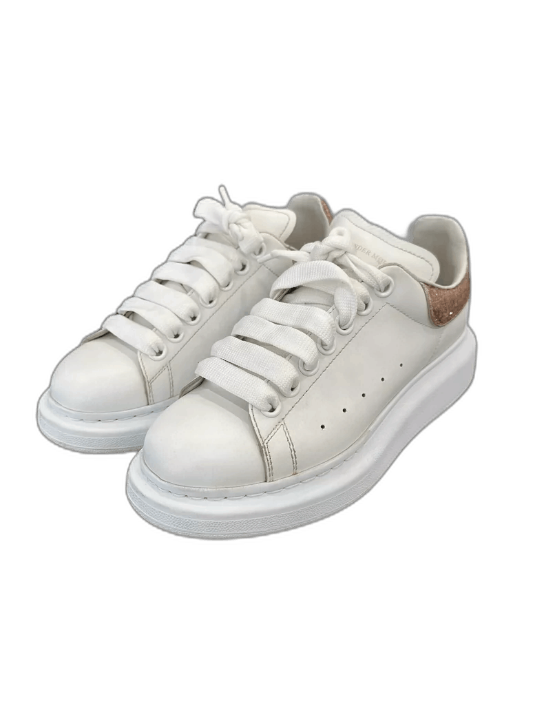 Alexander McQueen White Platform Sneakers for Women