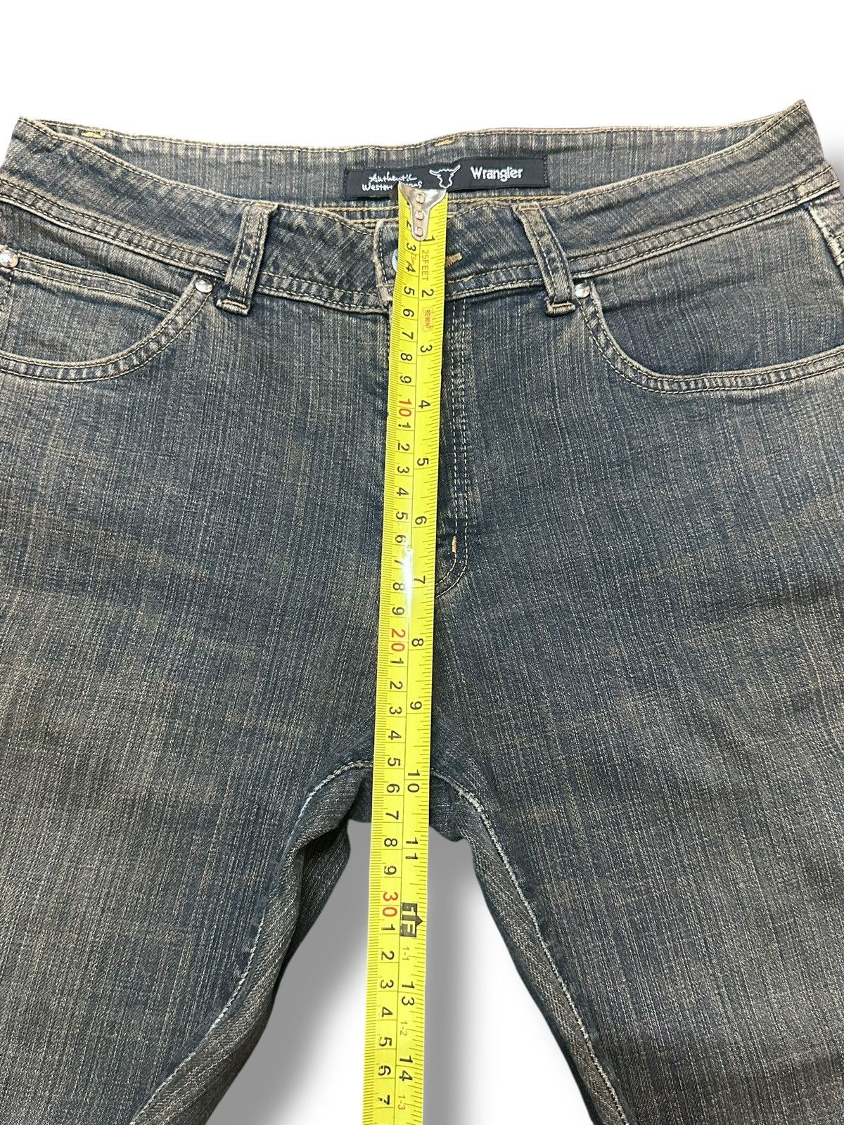 Japanese Brand Wrangler Vintage Baggy Loose Style With Faded Wash Size US 30 / EU 46 - 15 Thumbnail