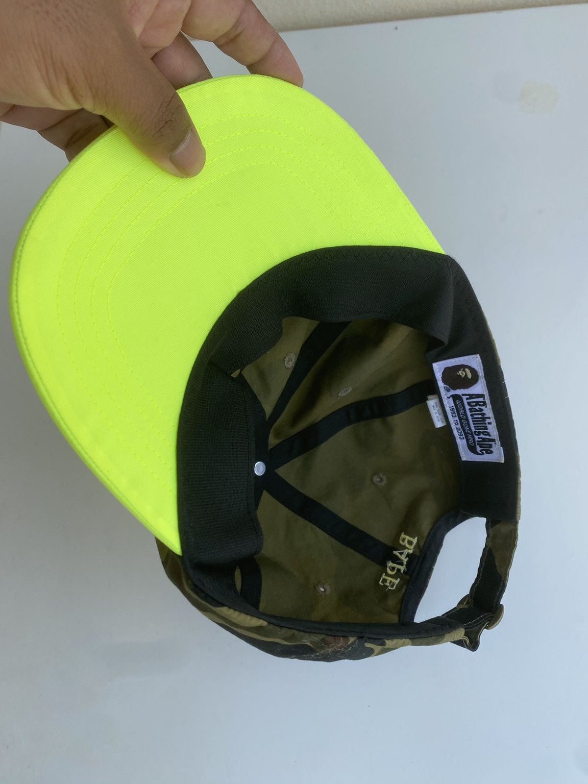 Bape Rare Bape 1st Camo Panel Green Cap/Hat Size ONE SIZE - 21 Thumbnail