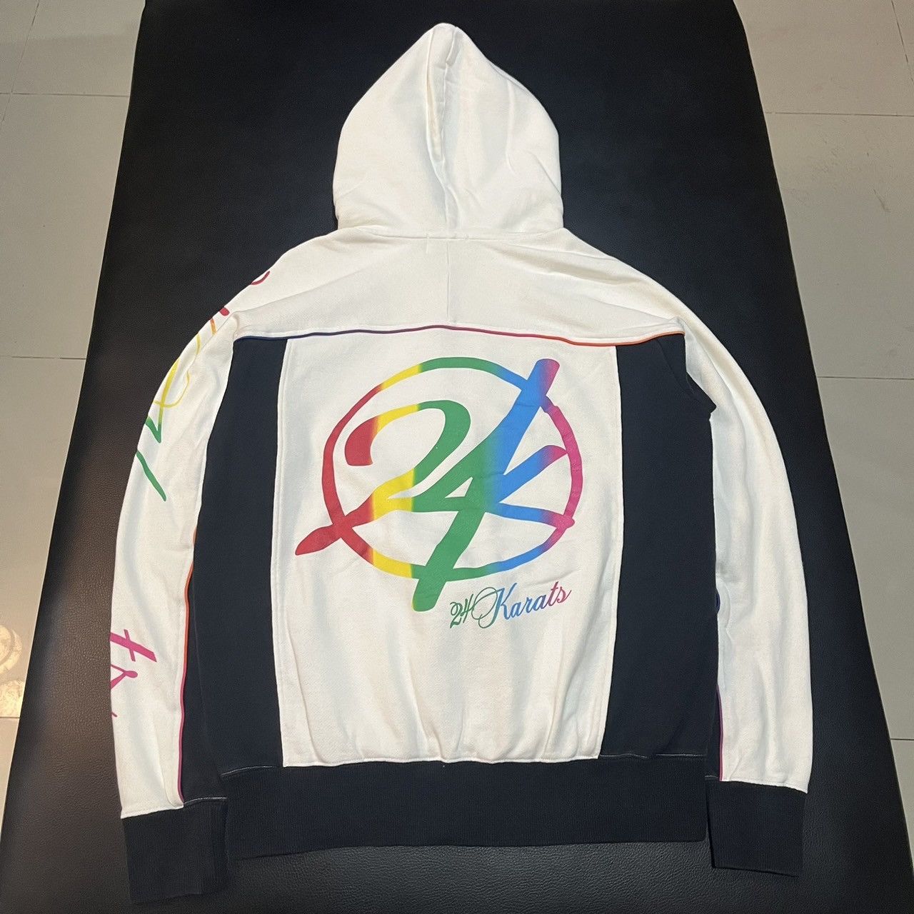 Japanese Brand 24karats zip up hoodie Size US L / EU 52-54 / 3 - 1 Thumbnail