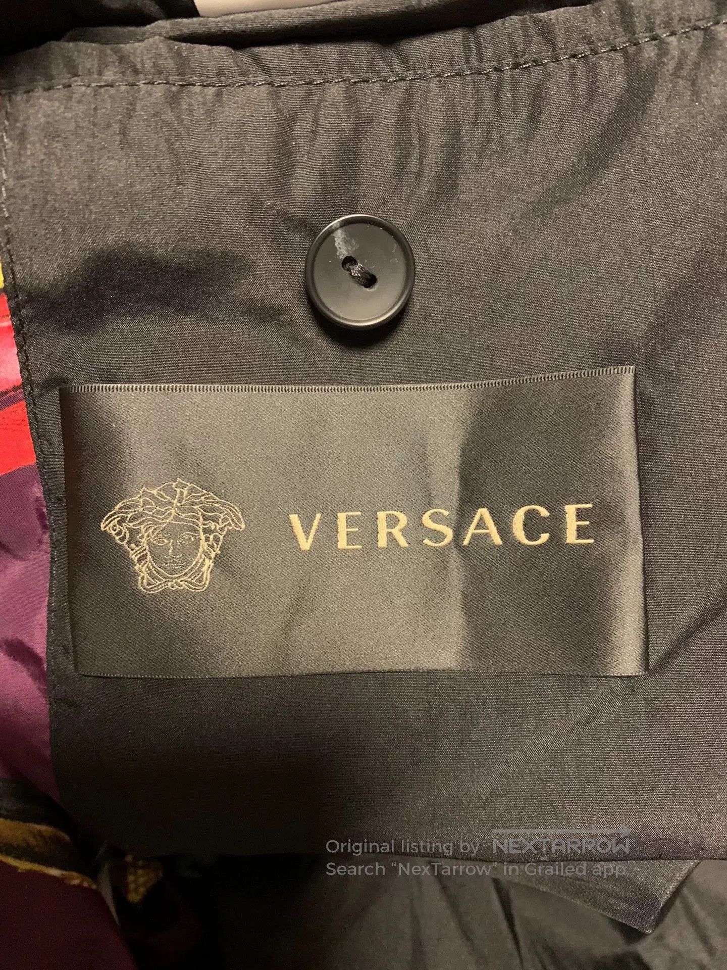 Japanese Brand Versace Men's Lightweight Jacket. Size US L / EU 52-54 / 3 - 6 Thumbnail