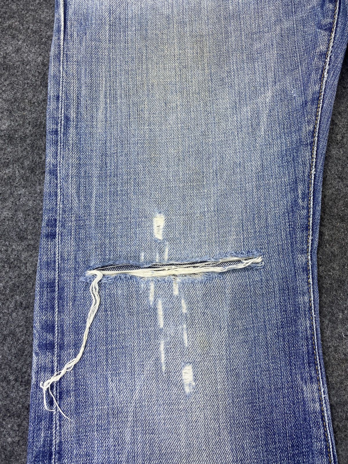 Jean × Vintage & Distressed Blue Wash Flare Denim - J974 Size US 32 / EU 48 - 11 Thumbnail