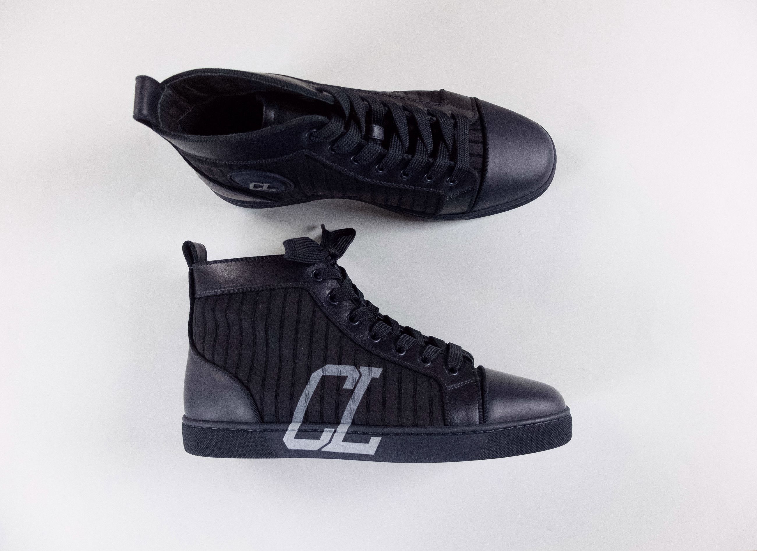 Christian Louboutin CHRISTIAN LOUBOUTIN Louis Varsimax navy black sneakers 8 41 Size US 8 / EU 41 - 2 Thumbnail