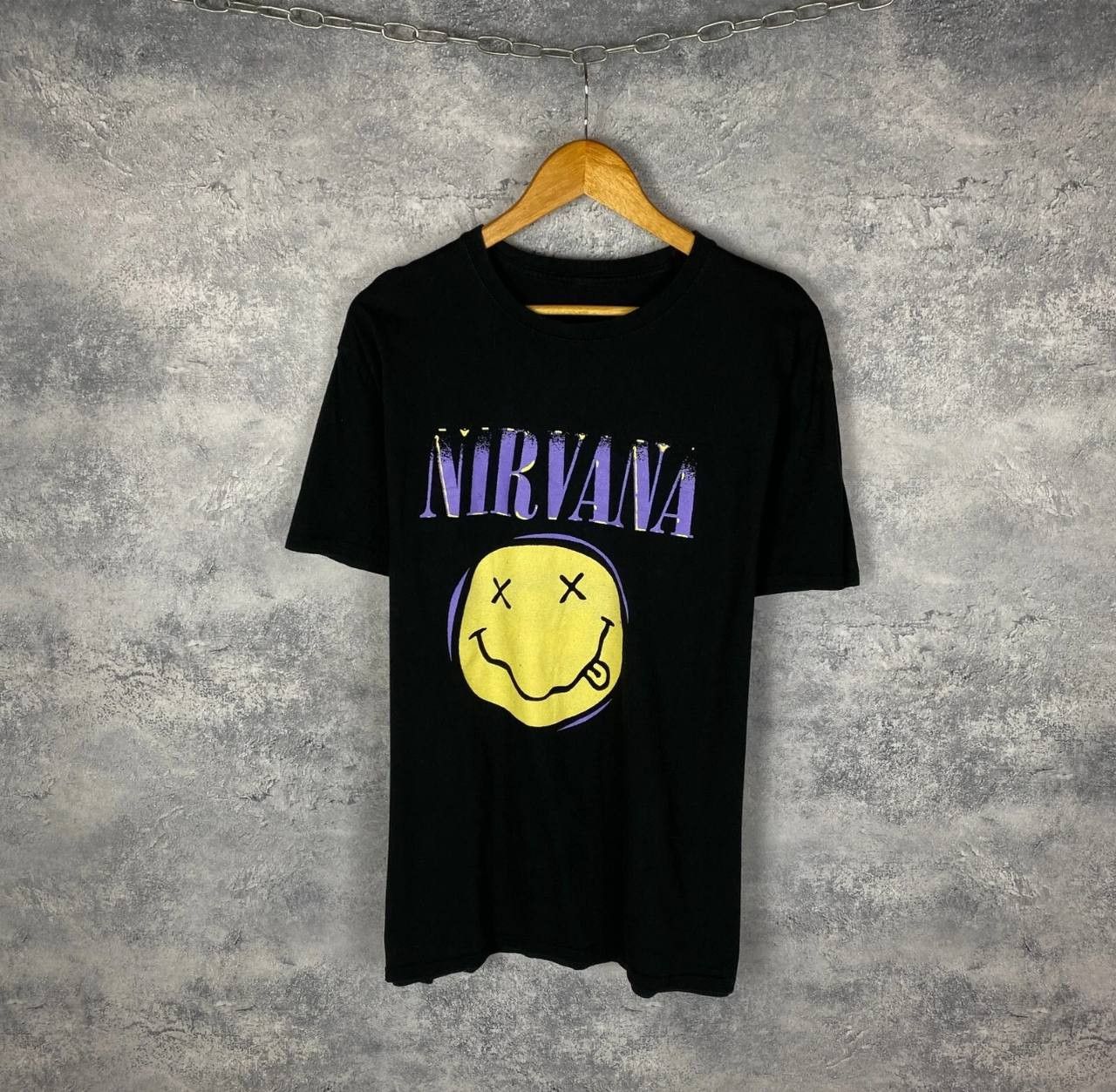 Nirvana Nirvana Tee Men's Size L Black Short Sleeve ` Size US L / EU 52-54 / 3 - 1 Thumbnail