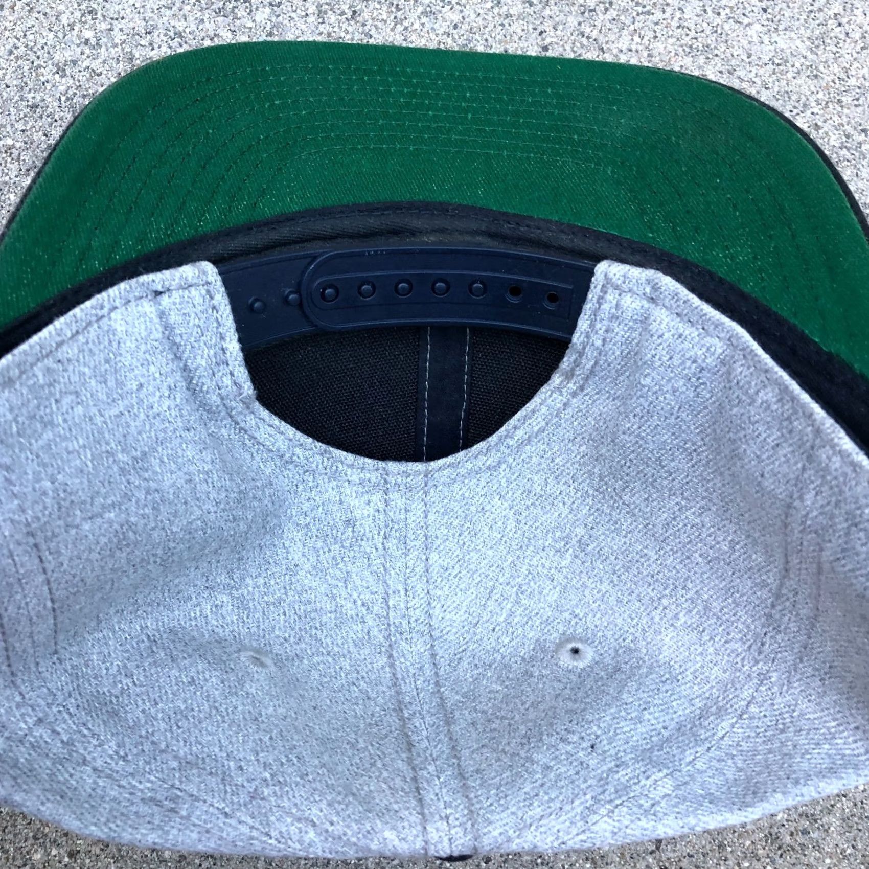 H&M H&M C Letter Logo Snapback Hat Mens One Size Grey Adjustable Cap Size ONE SIZE - 5 Thumbnail