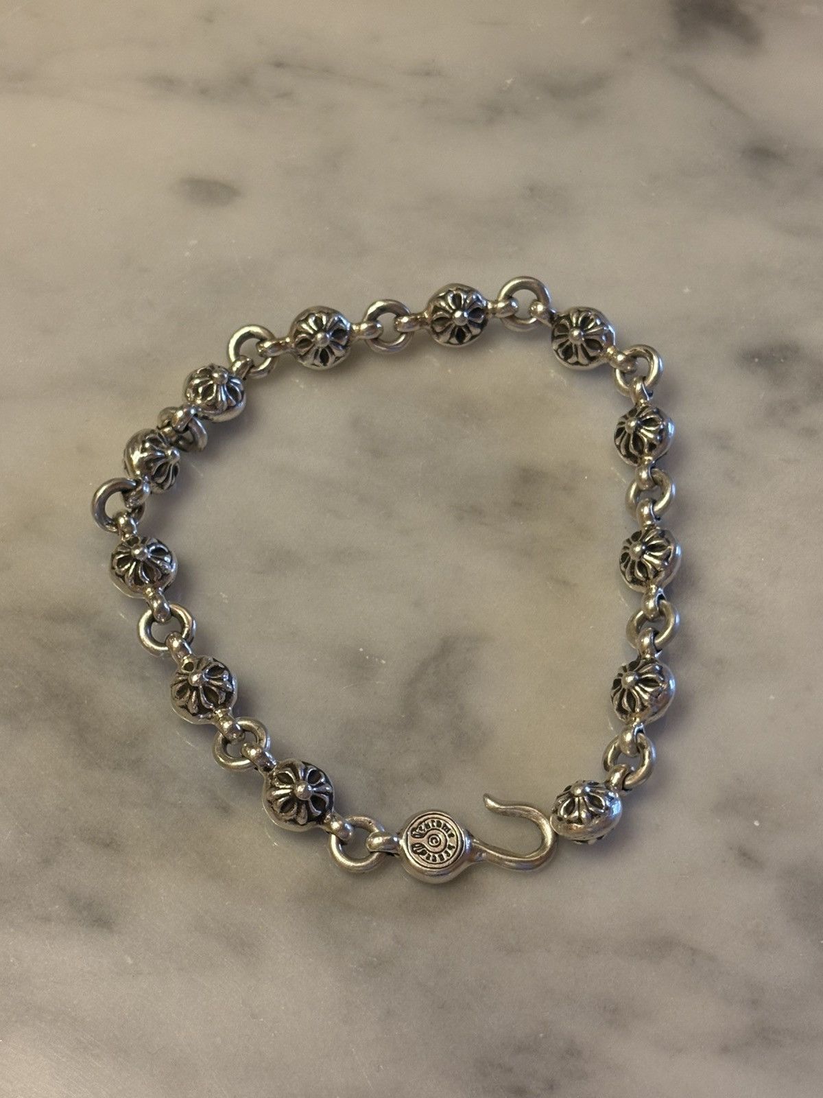 Chrome Hearts Chrome Hearts Cross Ball Bracelet Size ONE SIZE - 1 Thumbnail