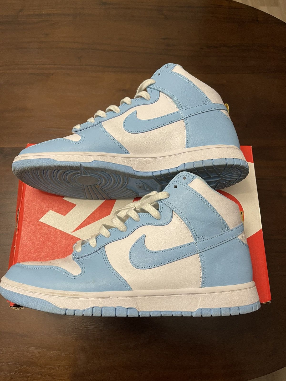 Nike Nike Dunk High Retro “Blue Chill” Size 11 Used Size US 11 / EU 44 - 1 Thumbnail