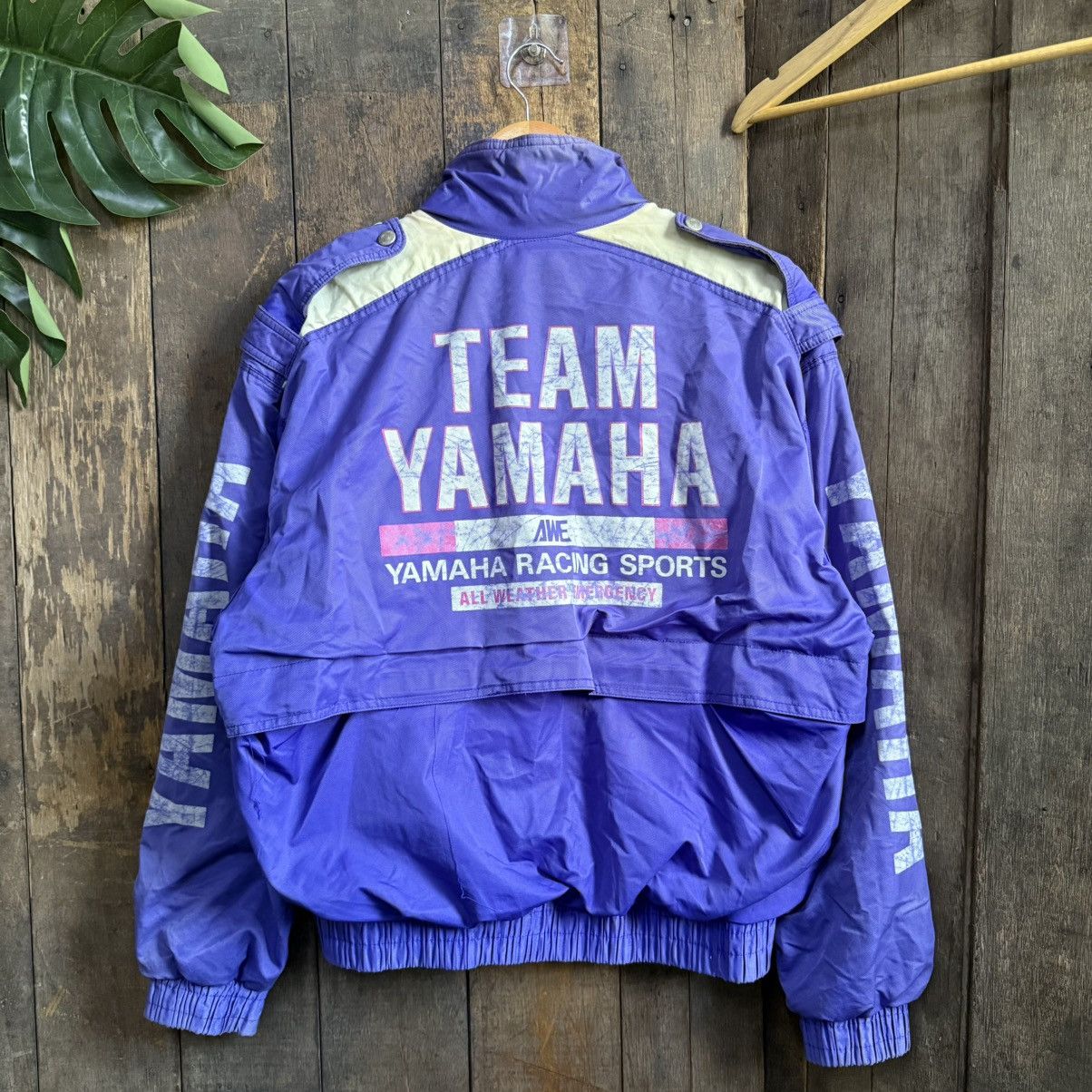 Yamaha Vintage Team Yamaha Racing Sport Bomber Jacket Size US L / EU 52-54 / 3 - 2 Thumbnail