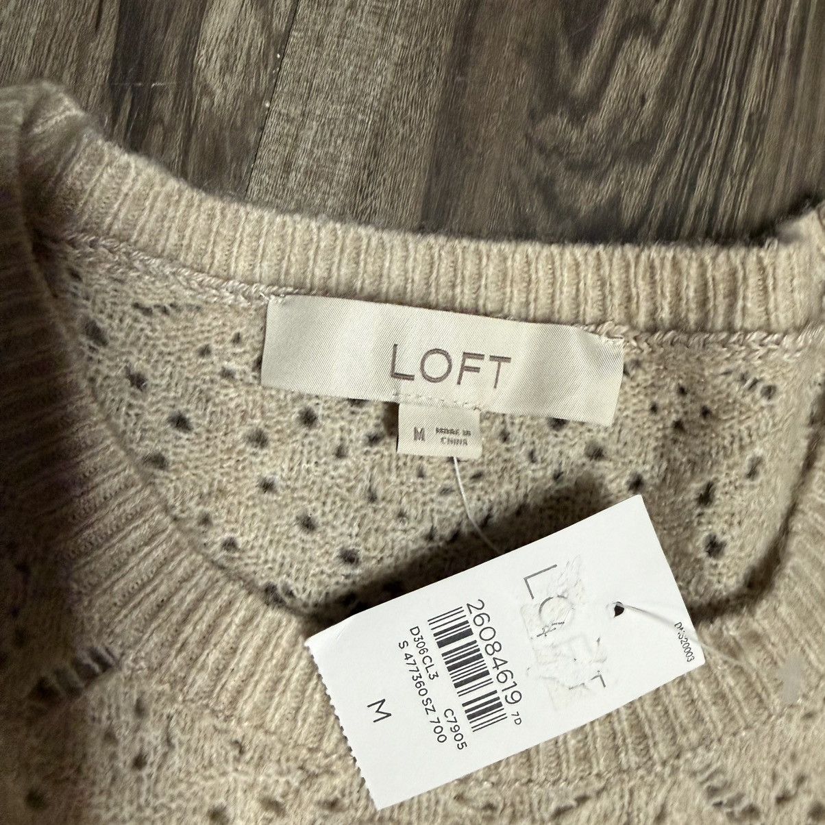 Loft LOFT Womens Size M Pullover Sweater Lightweight Knit Open Size M / US 6-8 / IT 42-44 - 4 Thumbnail