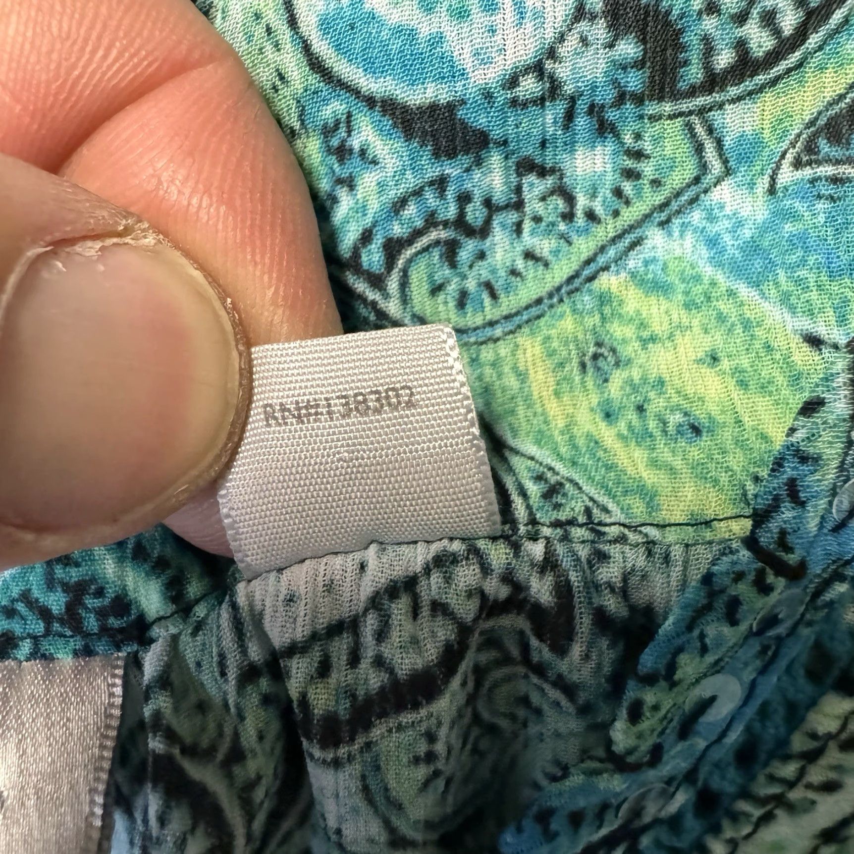 Avenue VINTAGE Avenue Sleeveless Blouse Plus 18-20 Boho Paisley Whimsigoth Victorian Y2K Green Blouse Womens Plus Size Size XXL / US 16-18 / IT 52-54 - 7 Thumbnail