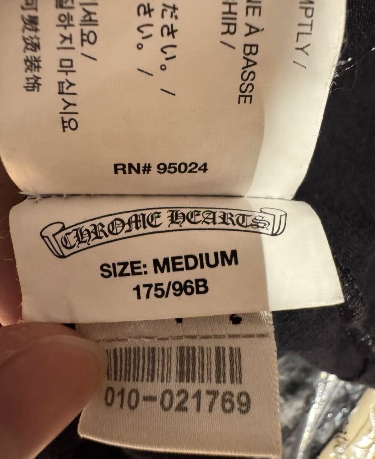 Chrome Hearts Chrome Hearts Large Foiled Silver Horseshoe Back T-Shirt Size US M / EU 48-50 / 2 - 4 Thumbnail