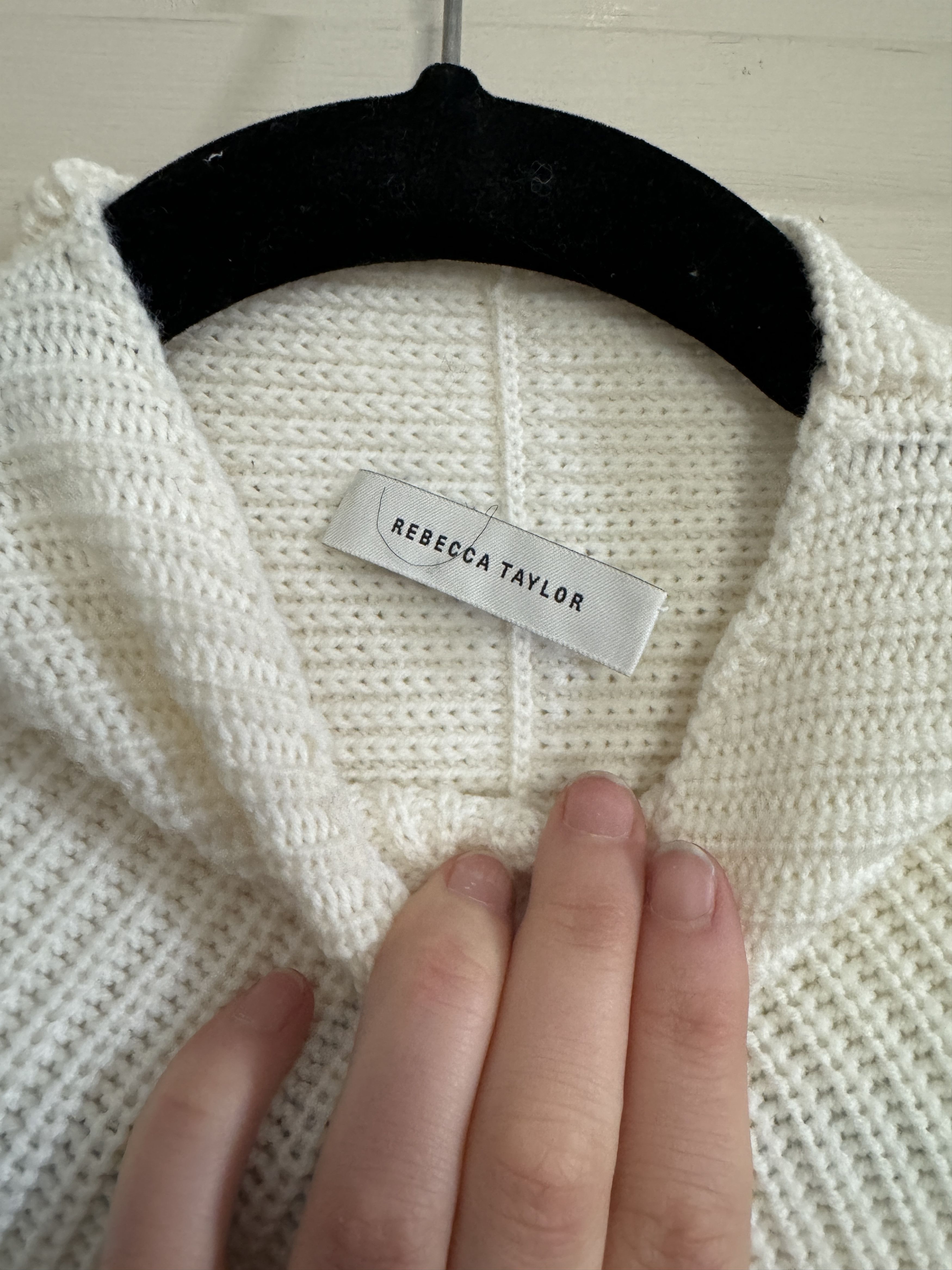 Rebecca Taylor Rebecca Taylor Mock Neck Open Back Sweater Size XS / US 0-2 / IT 36-38 - 3 Thumbnail