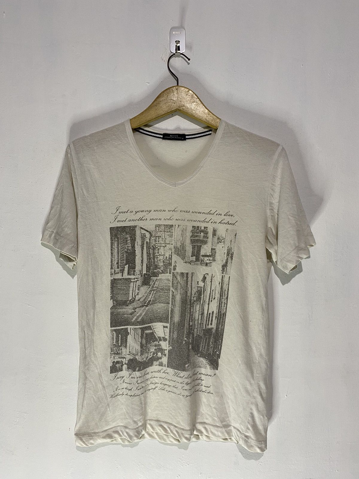 20471120 × Hysteric Glamour × Japanese Brand Japanese mitex poem tshirt Size US M / EU 48-50 / 2 - 1 Thumbnail