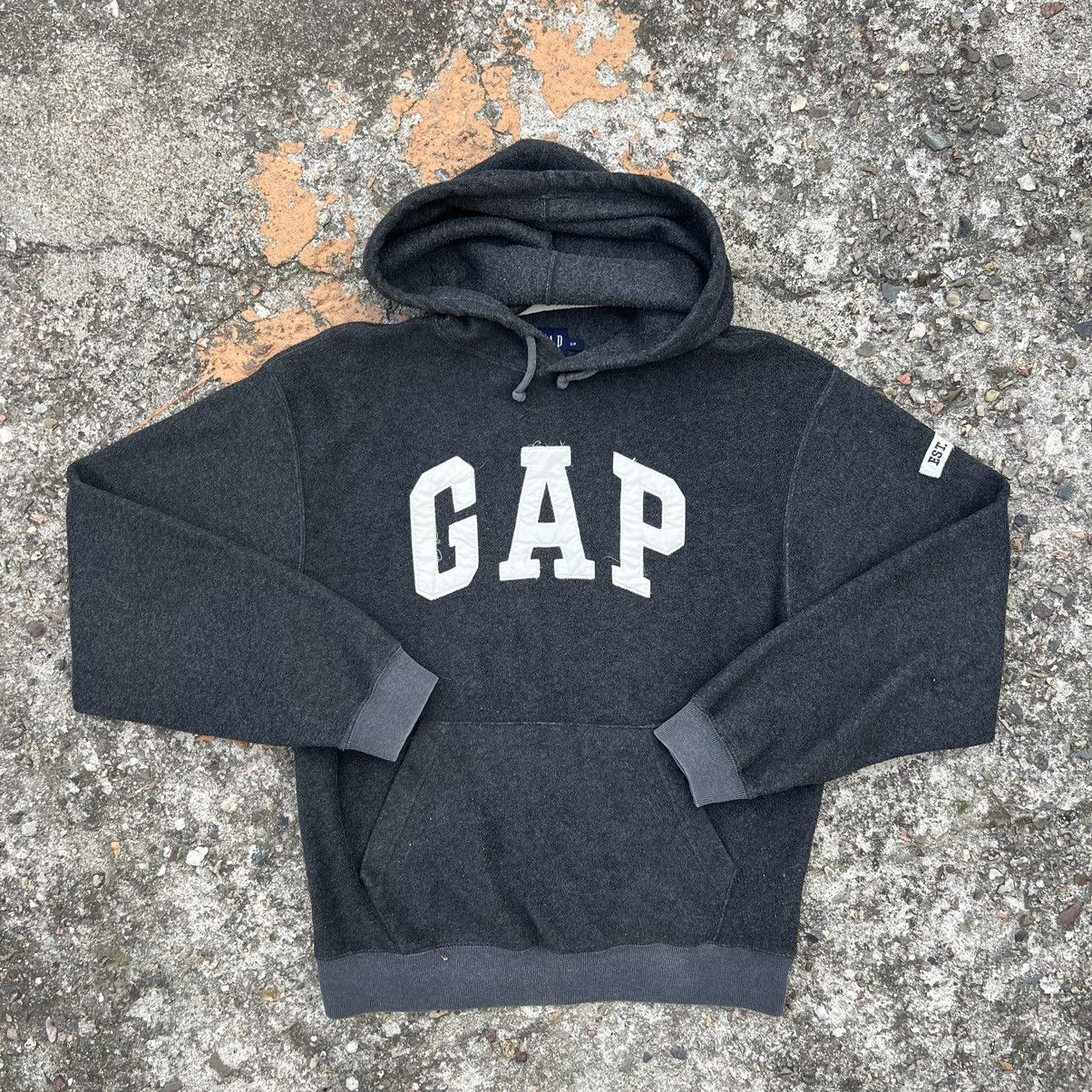 Gap × Vintage Vintage 90s GAP Athletic fleece hoodie Y2K Size US S / EU 44-46 / 1 - 1 Thumbnail