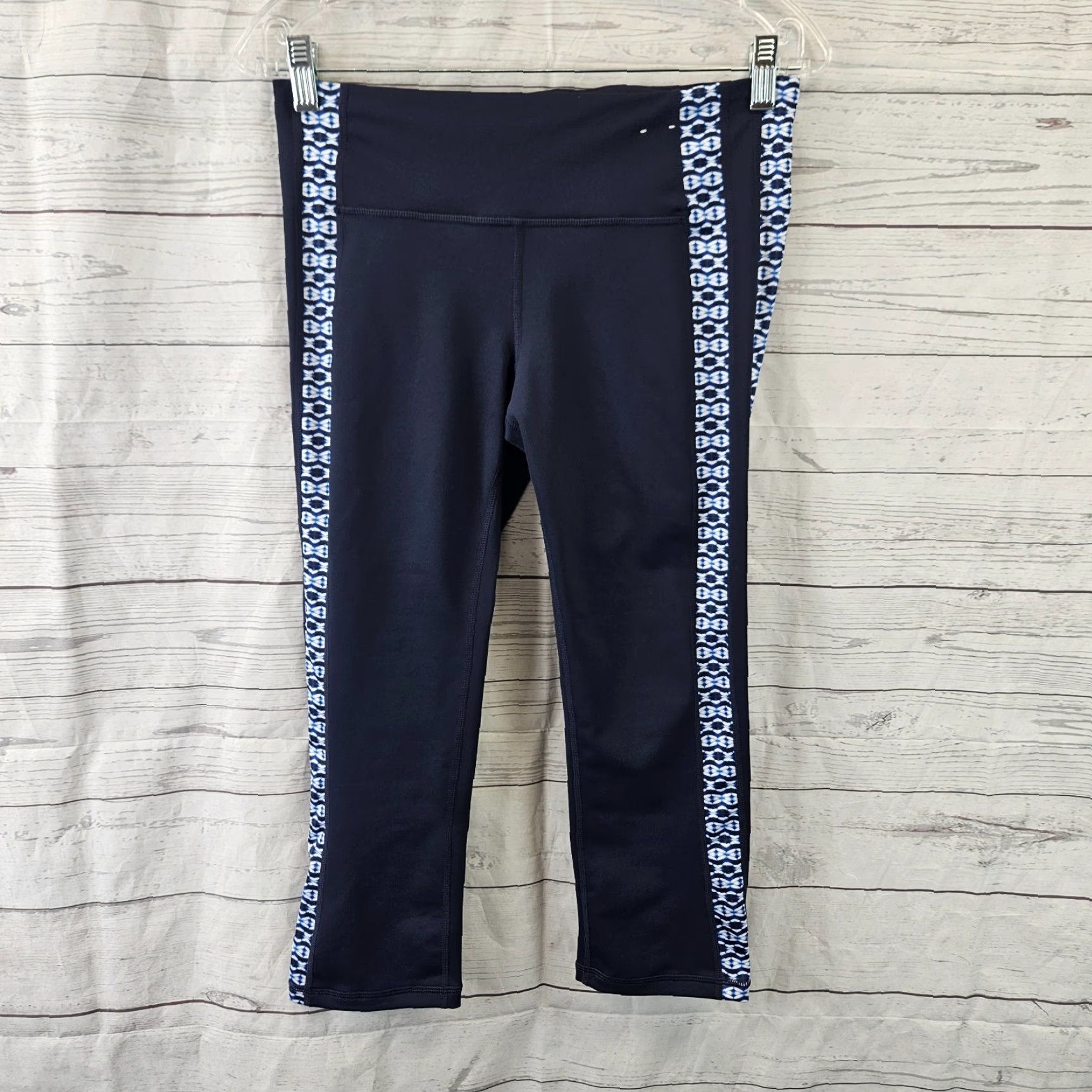 Gap Gap Fit Womens Capris Leggings Size S Blue Mid Rise Capri Women Leggings Privacy: N/A Size 28" / US 6 / IT 42 - 2 Thumbnail