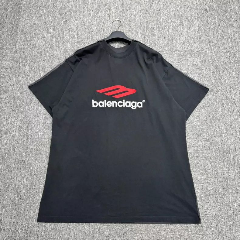 Balenciaga Balenciaga Tape Letter Patchwork Short Sleeve Size US L / EU 52-54 / 3 - 2 Thumbnail