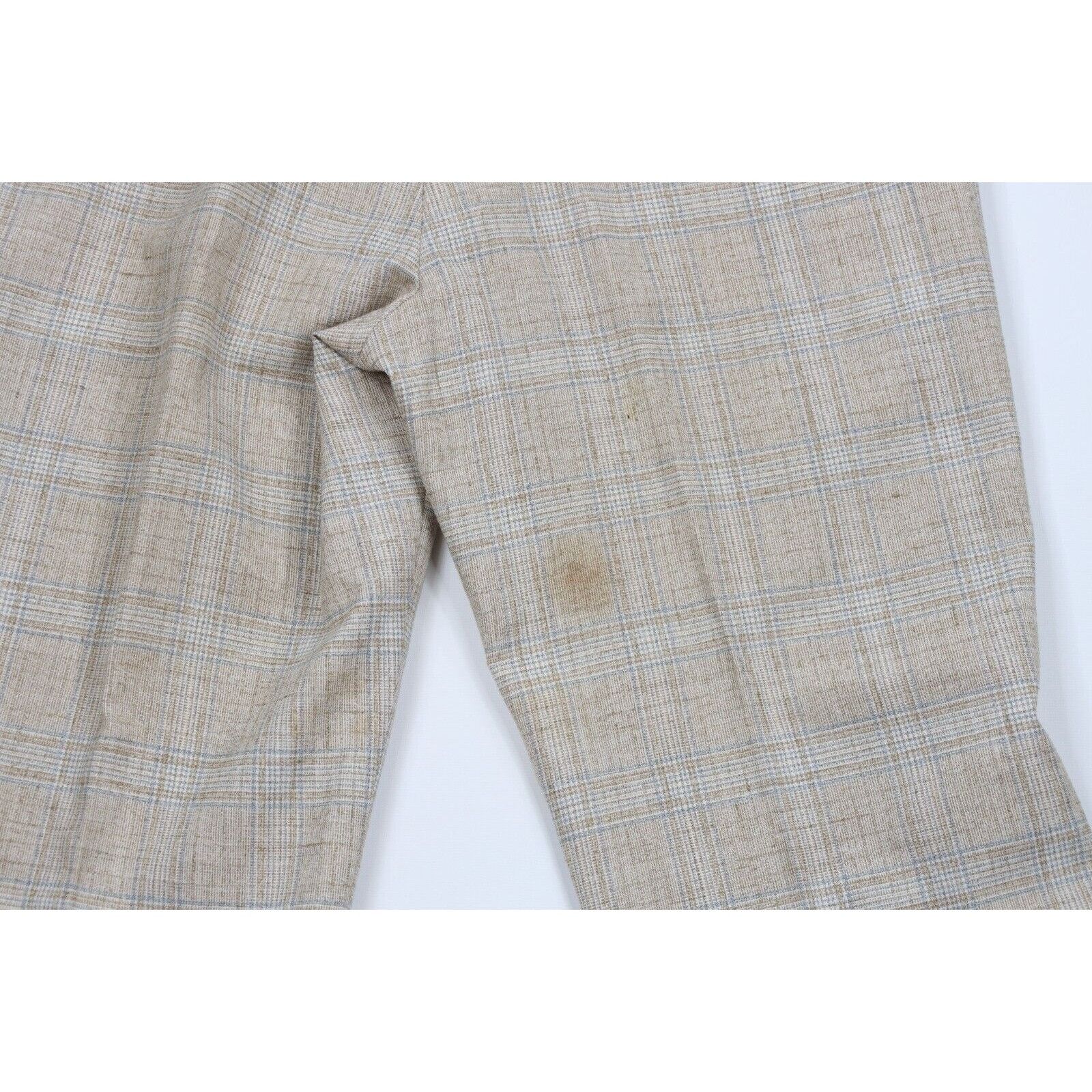 Vintage Vintage 70s Streetwear 3 Piece Wool Suit Wedding Size 42R - 17 Thumbnail