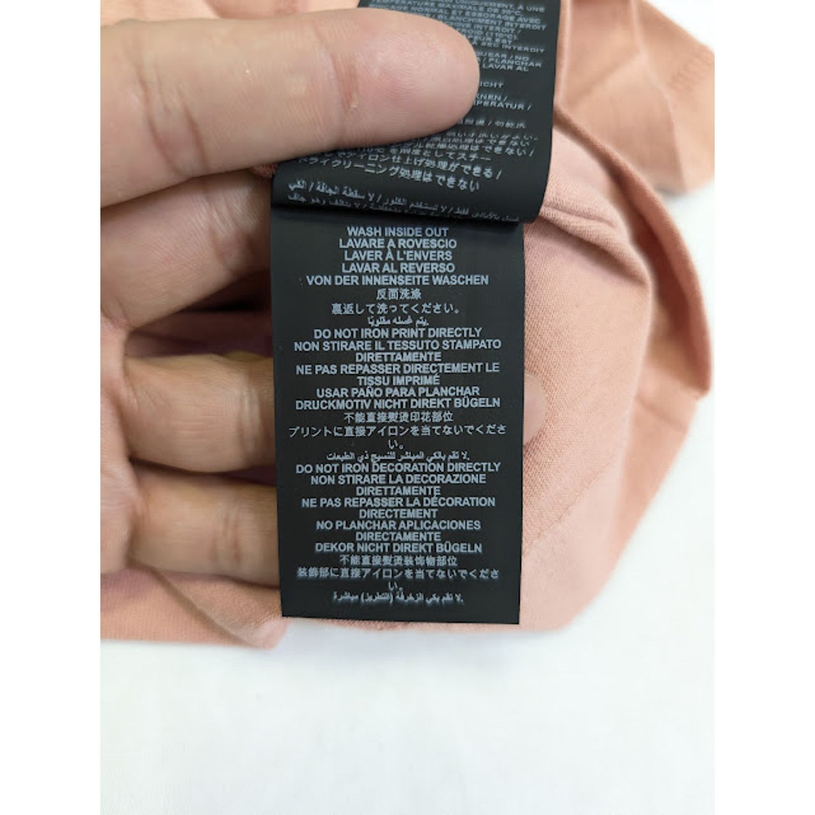 Palm Angels o1rshd1 Seasonal Logo Insideout T-Shirt in Pink / Orange Size US S / EU 44-46 / 1 - 14 Thumbnail