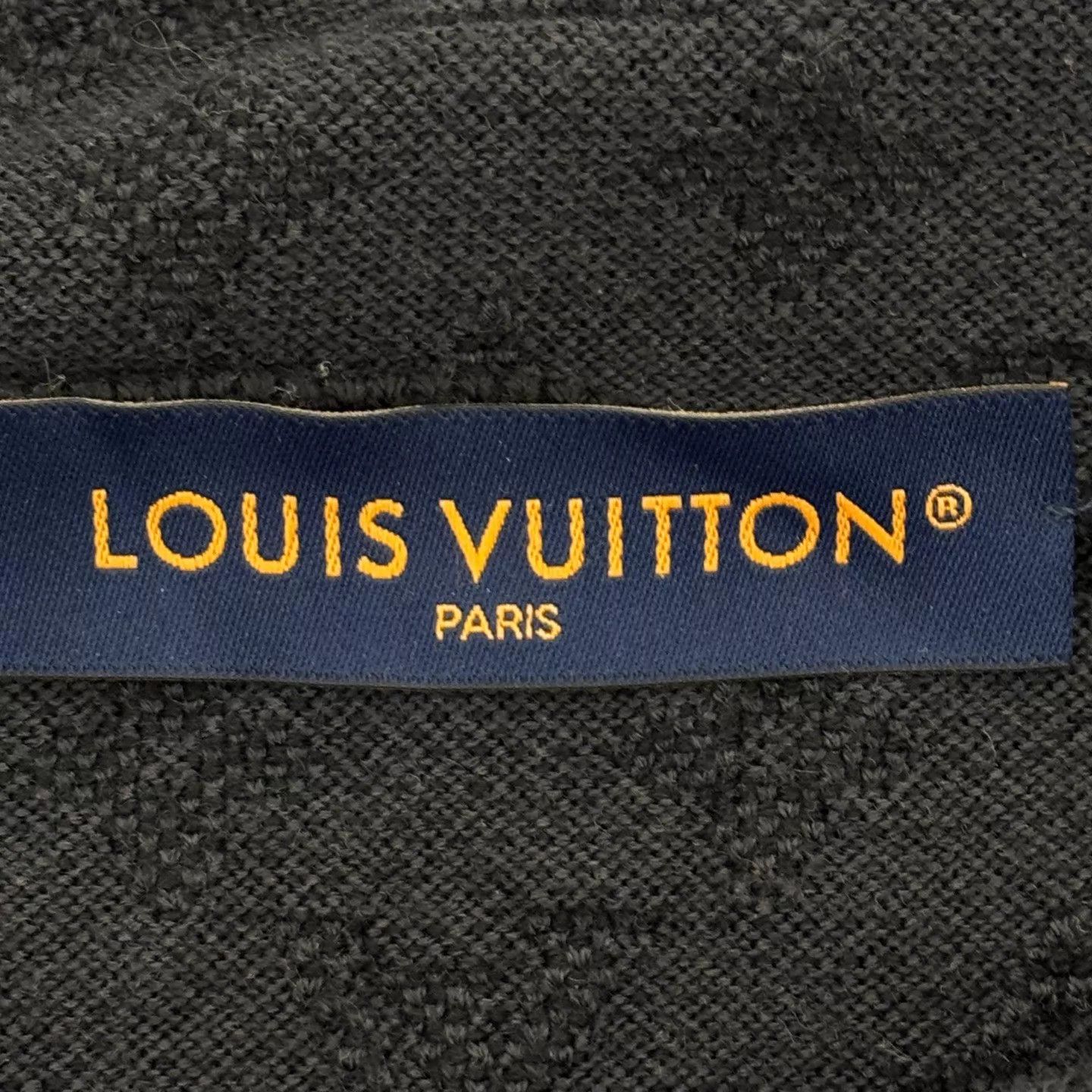 Louis Vuitton LV Monogram All Over Print Black Hoodie Size L Size US L / EU 52-54 / 3 - 3 Thumbnail