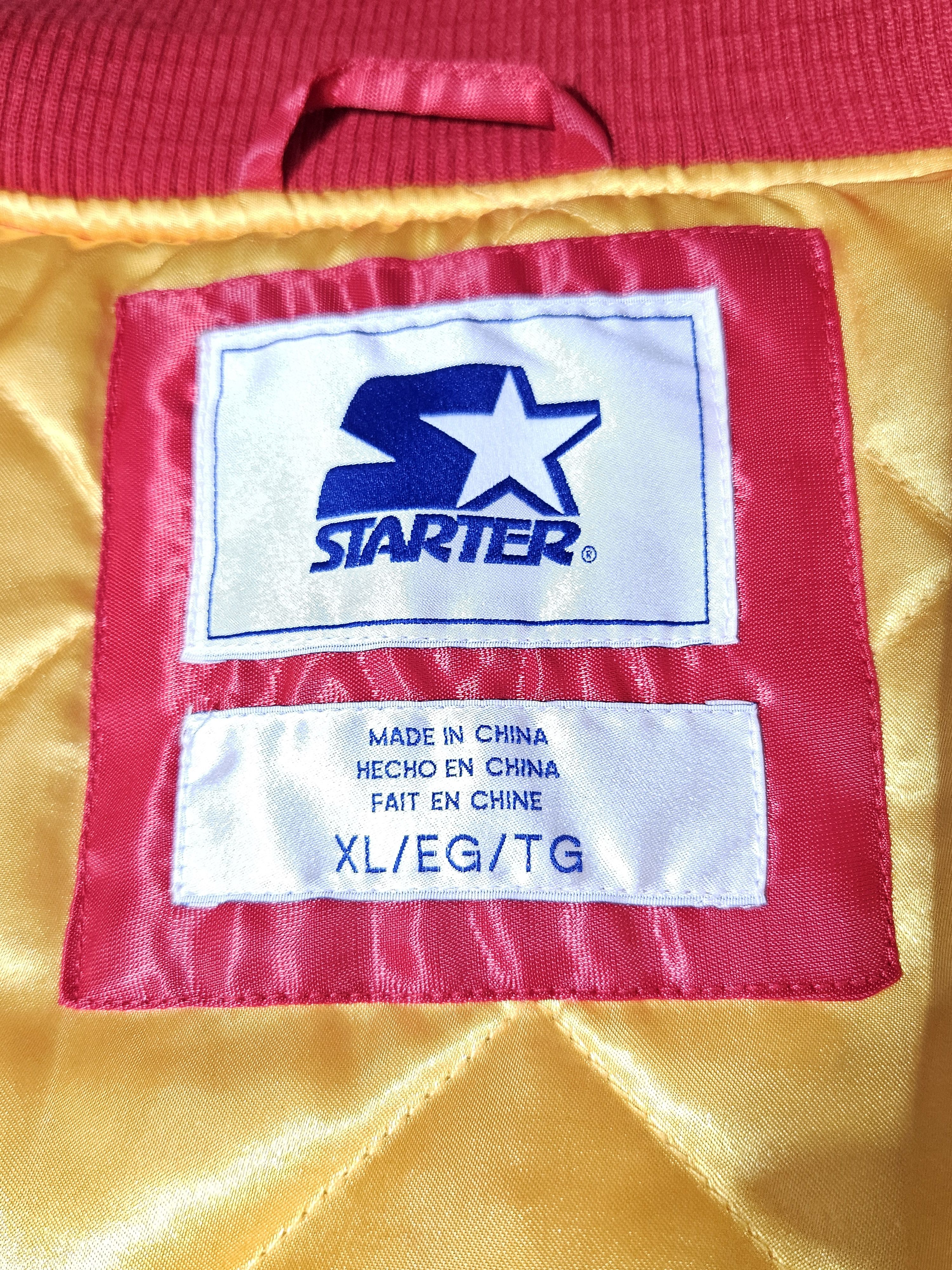 Starter Starter Kansas Chiefs Bomber Jacket Satin XL Snap Size US XL / EU 56 / 4 - 10 Thumbnail