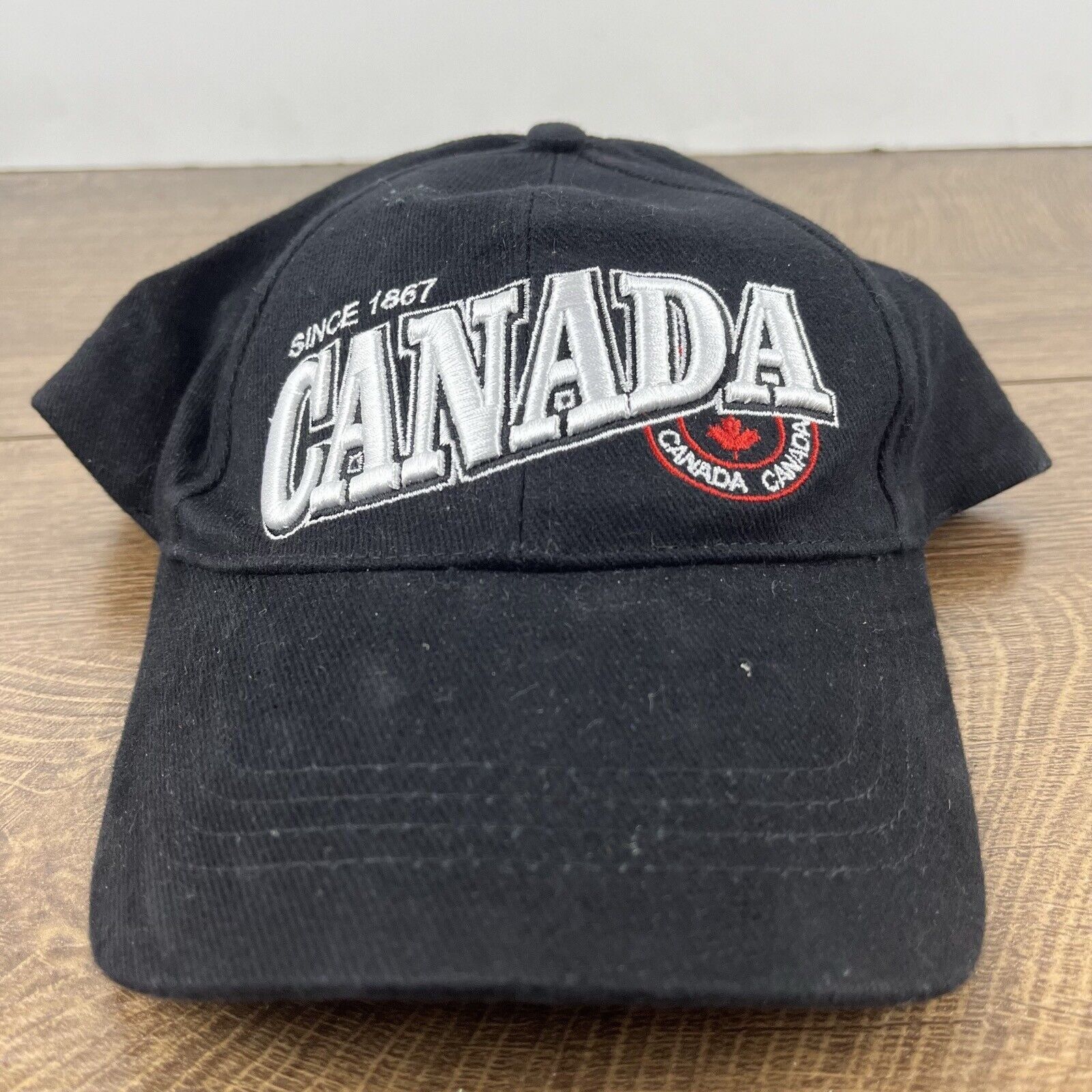 Other Canada 1667 Hat Canada Black Cap Hat Adjustable Hat Black Ad Size ONE SIZE - 5 Thumbnail