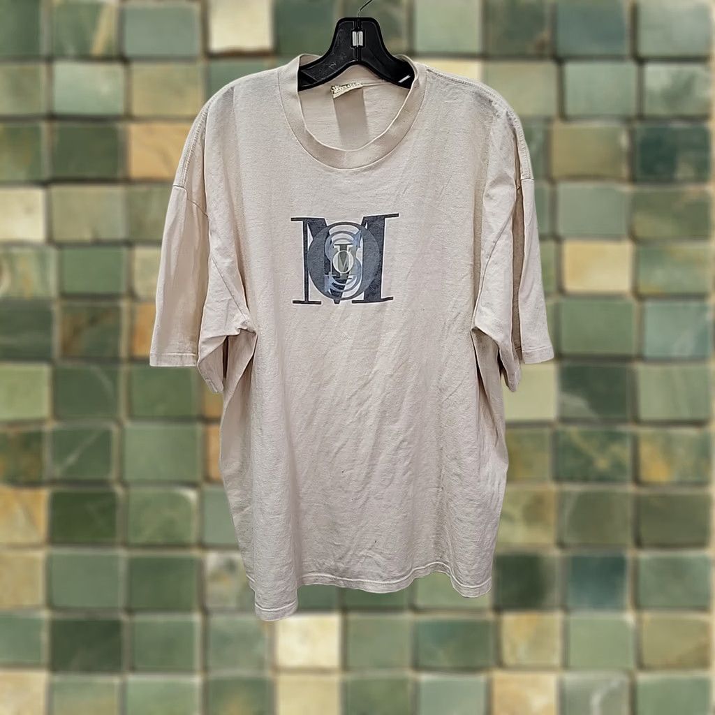Mossimo VINTAGE Mossimo Logo Tee Limited Edition Graphic Shirt Mens XL Ivory 90s Grunge Logo T-Shirt XS? Size US XL / EU 56 / 4 - 1 Thumbnail