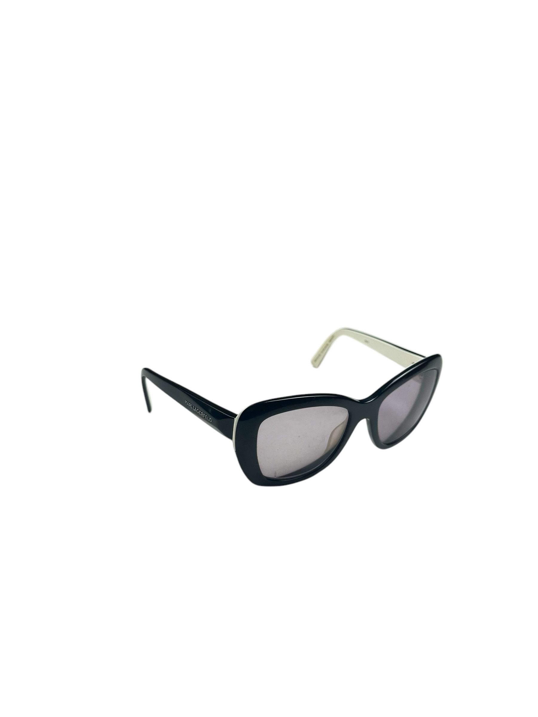 Karl Lagerfeld Karl Lagerfeld Square Two Tone Sunglasses Size ONE SIZE - 3 Thumbnail