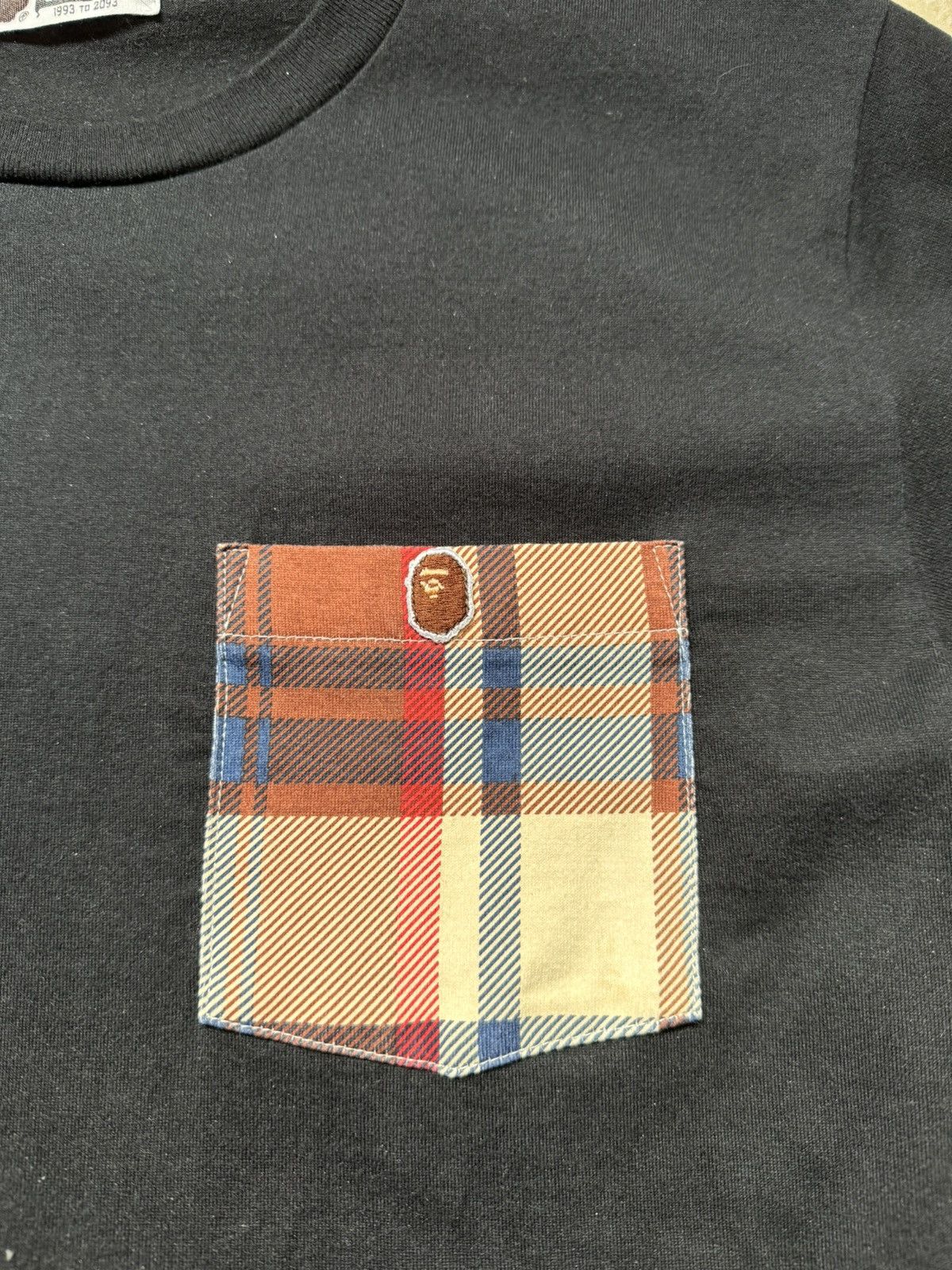 Bape Plaid pocket T-Shirt Size US M / EU 48-50 / 2 - 2 Thumbnail
