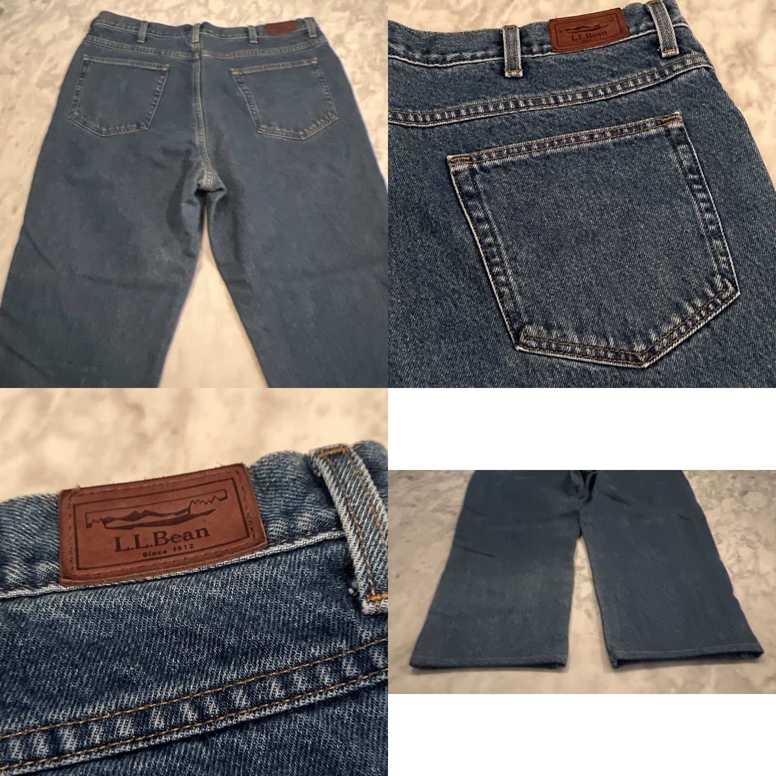 Vintage VINTAGE L.L. Bean Lined Blue Jeans Men’s 38x29 Classic Fit 100% Cotton Zip 5-Pocket Denim 29" Inseam Mens Size US 38 / EU 54 - 8 Thumbnail