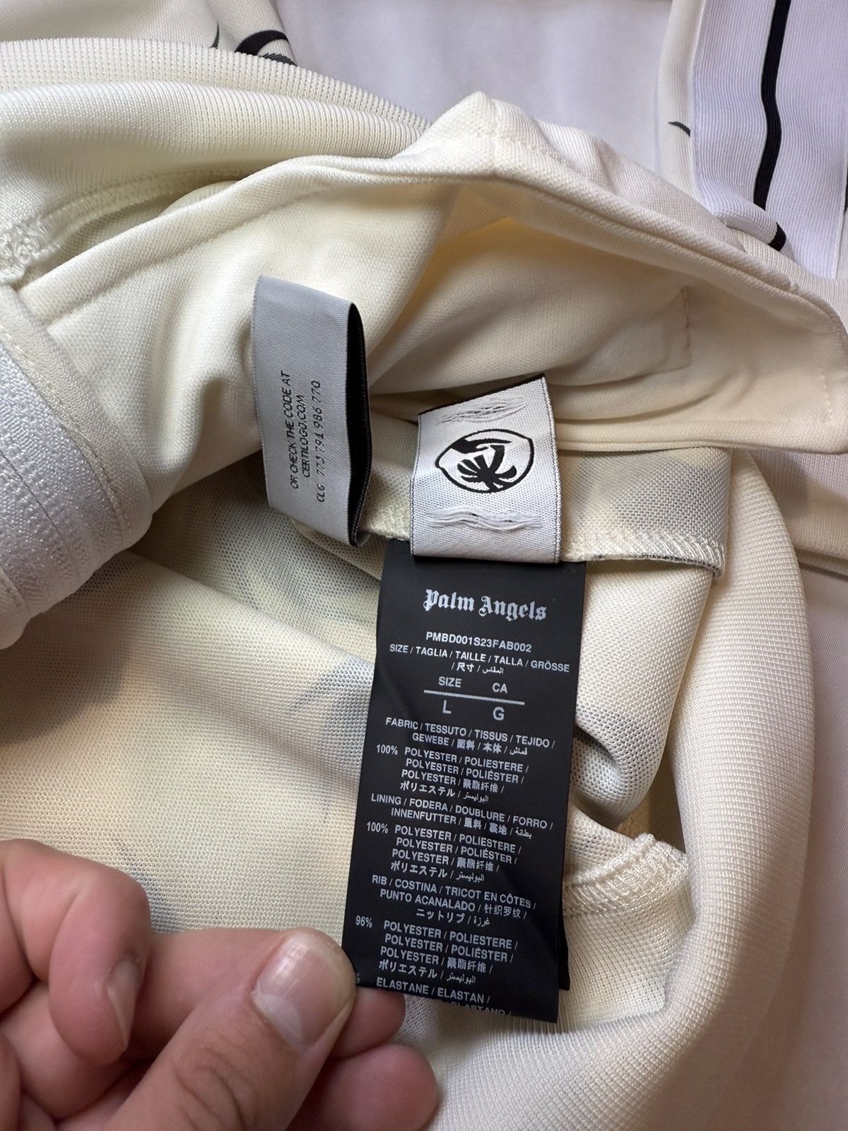 Palm Angels Surf Club Classic Track Jacket Off-White *NEW* w/Tags Large Size US L / EU 52-54 / 3 - 10 Thumbnail