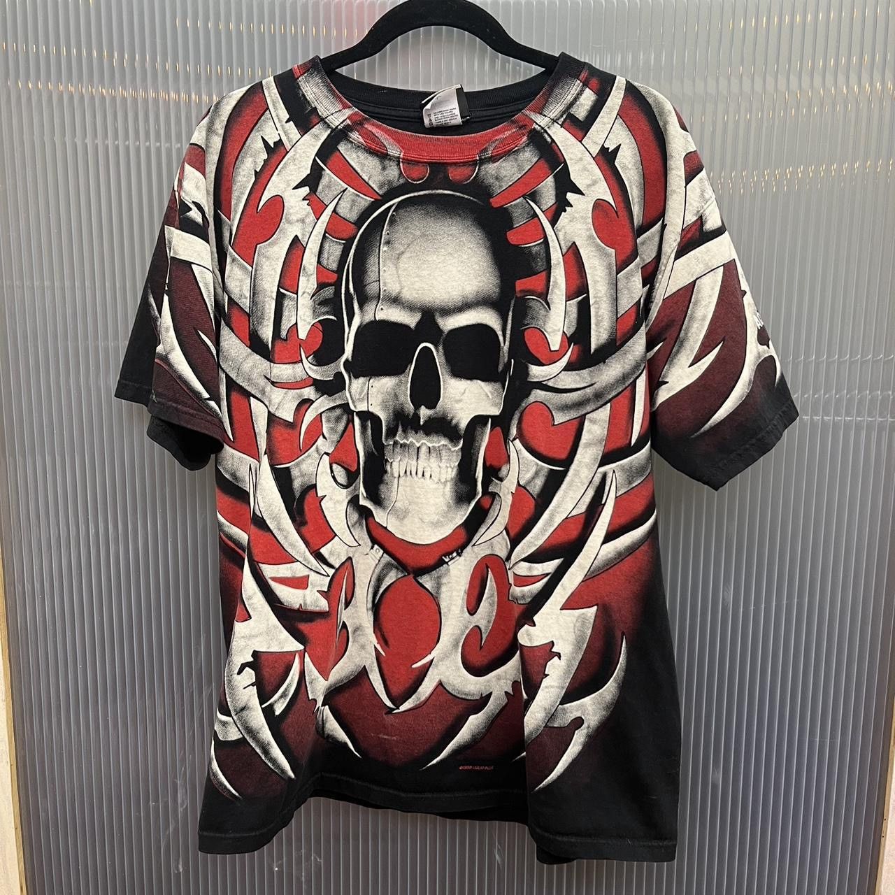 Liquid Blue VTG 1998 LIQUID BLUE SKULL TEE – INSANE GRAPHICS Size US XL / EU 56 / 4 - 1 Thumbnail