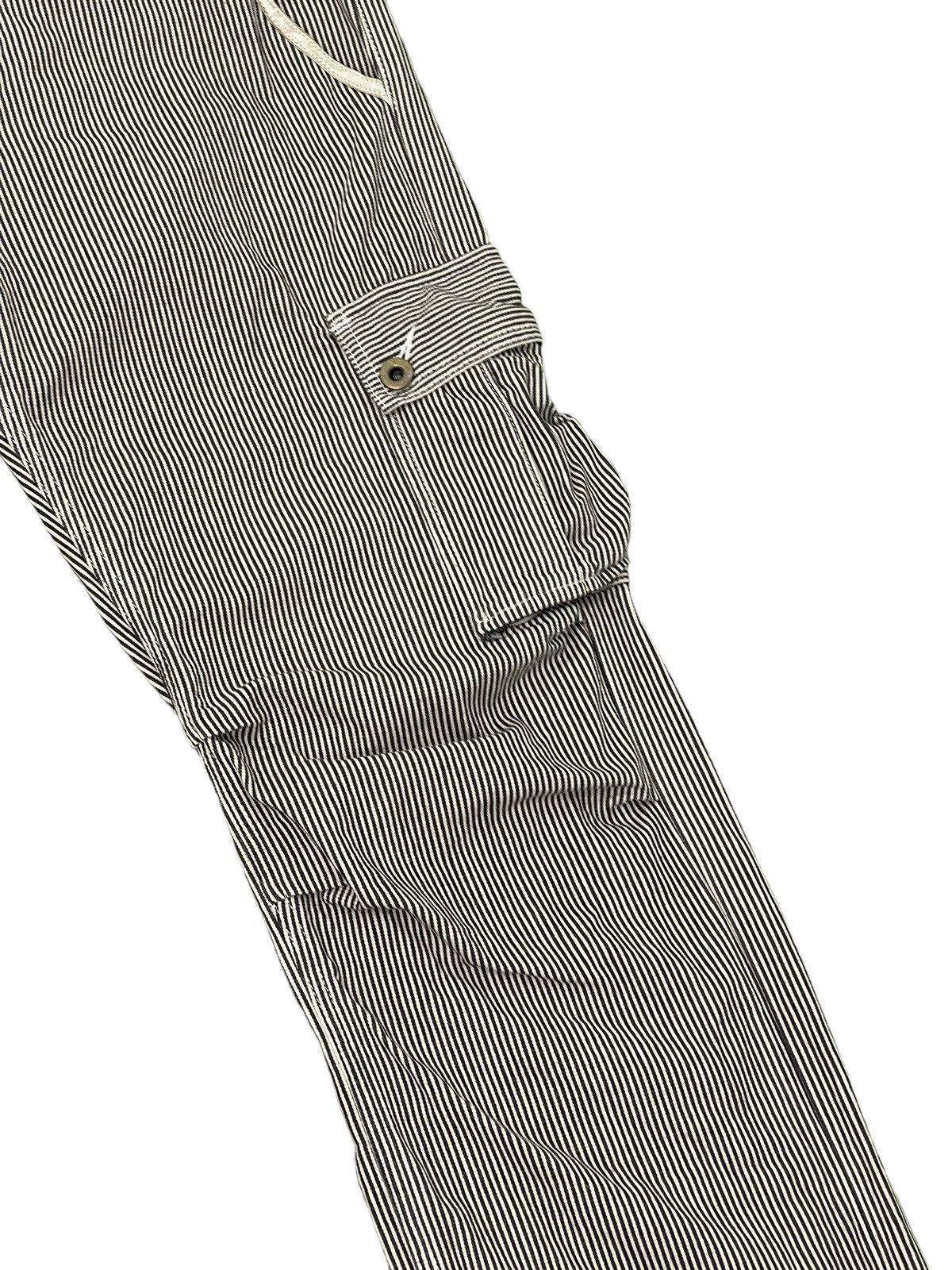 Japanese Brand Hickory Cargo Jeans Maniac Work Japan Regular 7🟦7 Size US 31 - 12 Thumbnail