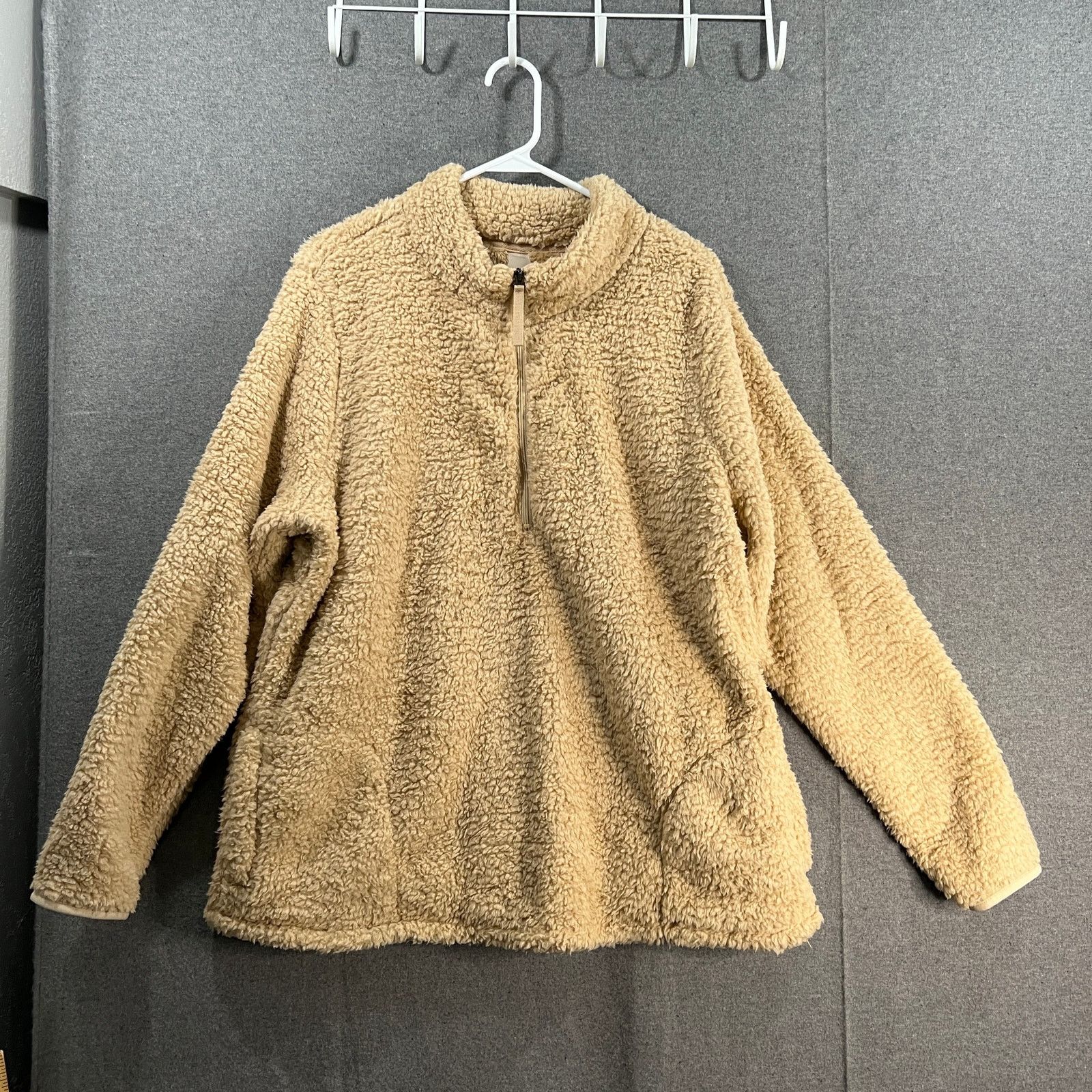 Other zuda Sherpa Half-Zip Jacket x Oatmilk Size Large Size L / US 10 / IT 46 - 1 Thumbnail