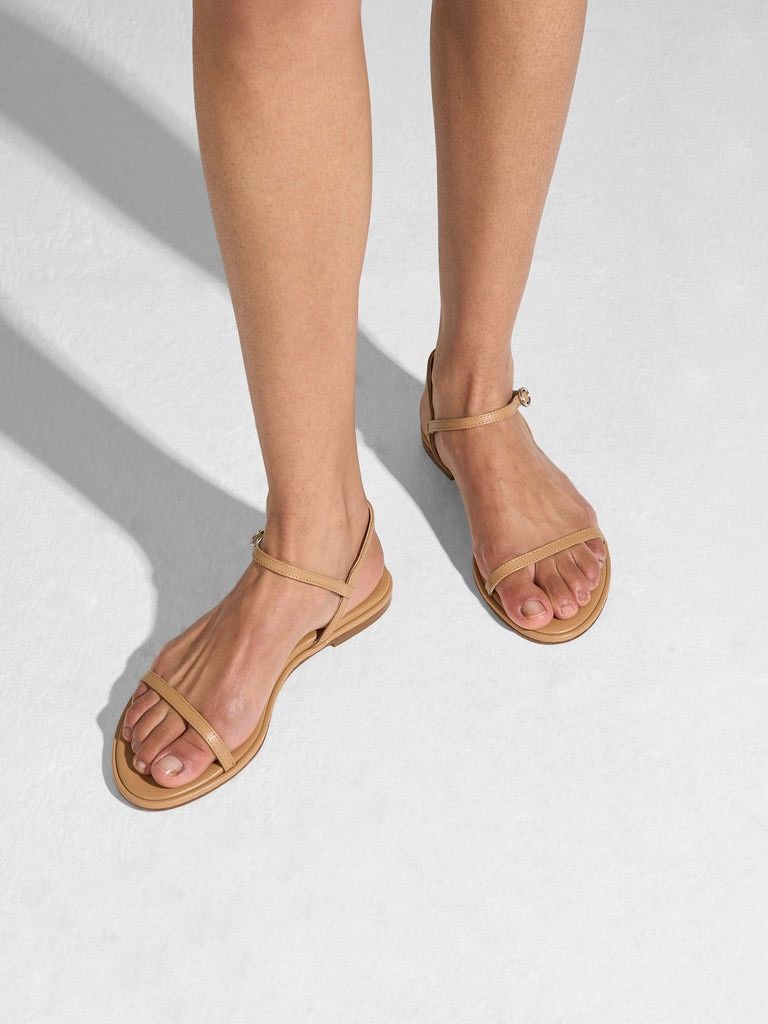 aeyde Aeyde Nettie Hazelnut Nappa Leather Sandals EU 37/US 7 Size US 7 / IT 37 - 1 Thumbnail
