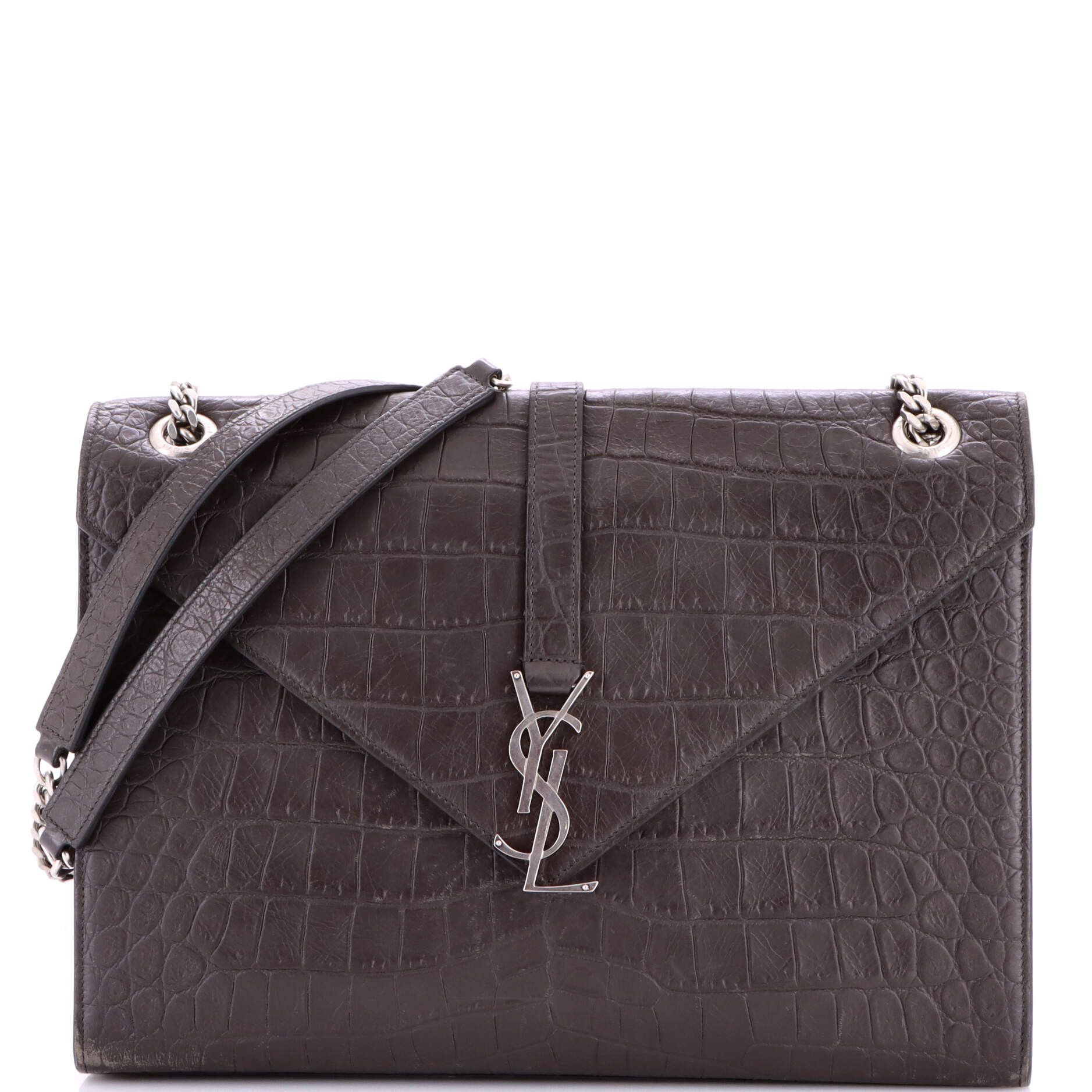 Saint Laurent Paris Classic Monogram Envelope Satchel Size ONE SIZE - 1 Thumbnail