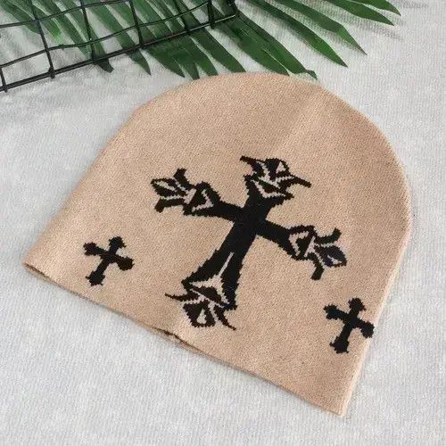 VIBE Beige Knit Slouchy Beanie Hat 2024 Size ONE SIZE - 2 Thumbnail
