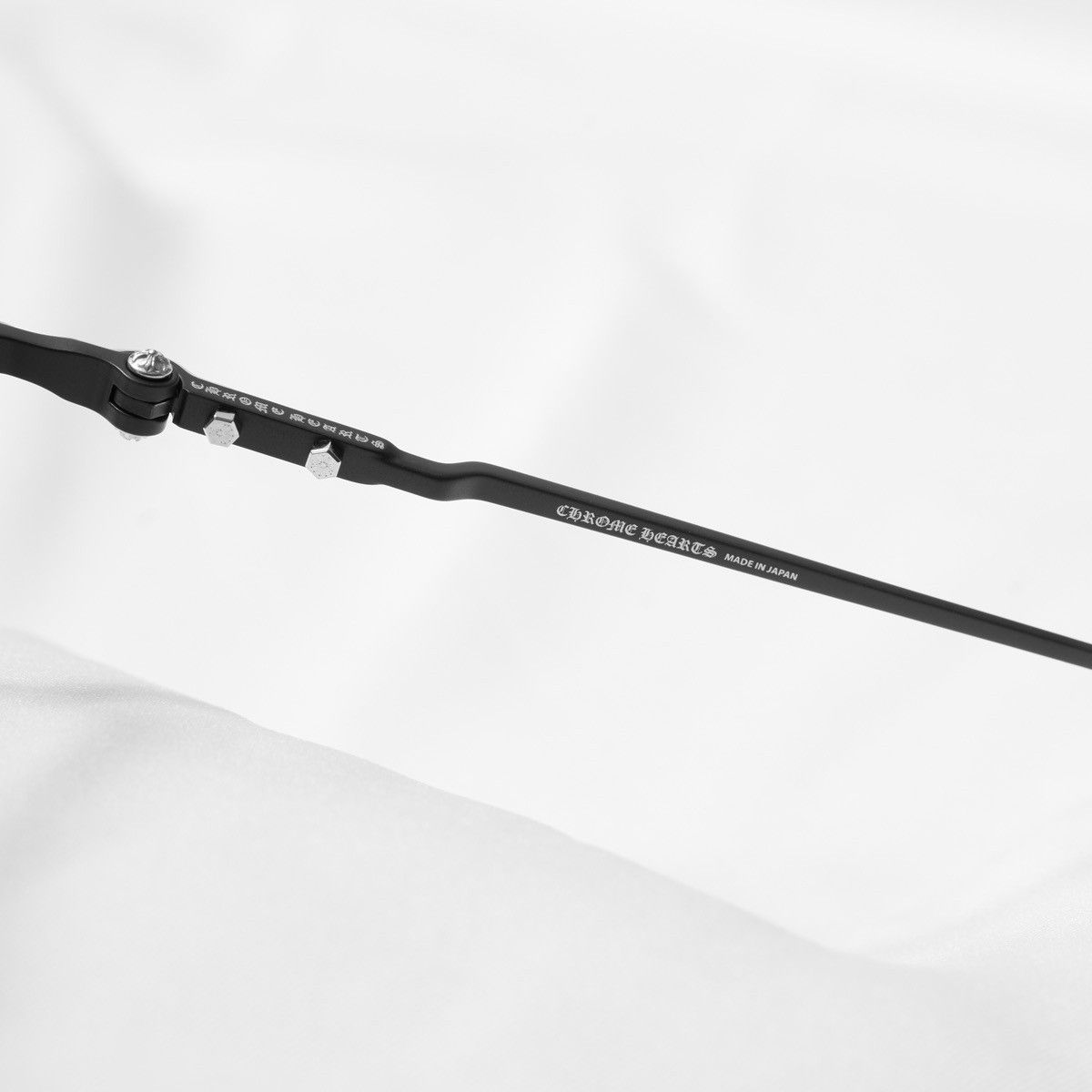 Chrome Hearts CHROME HEARTS BUCKLE RIDER MATTE BLACK GLASSES Size ONE SIZE - 4 Thumbnail