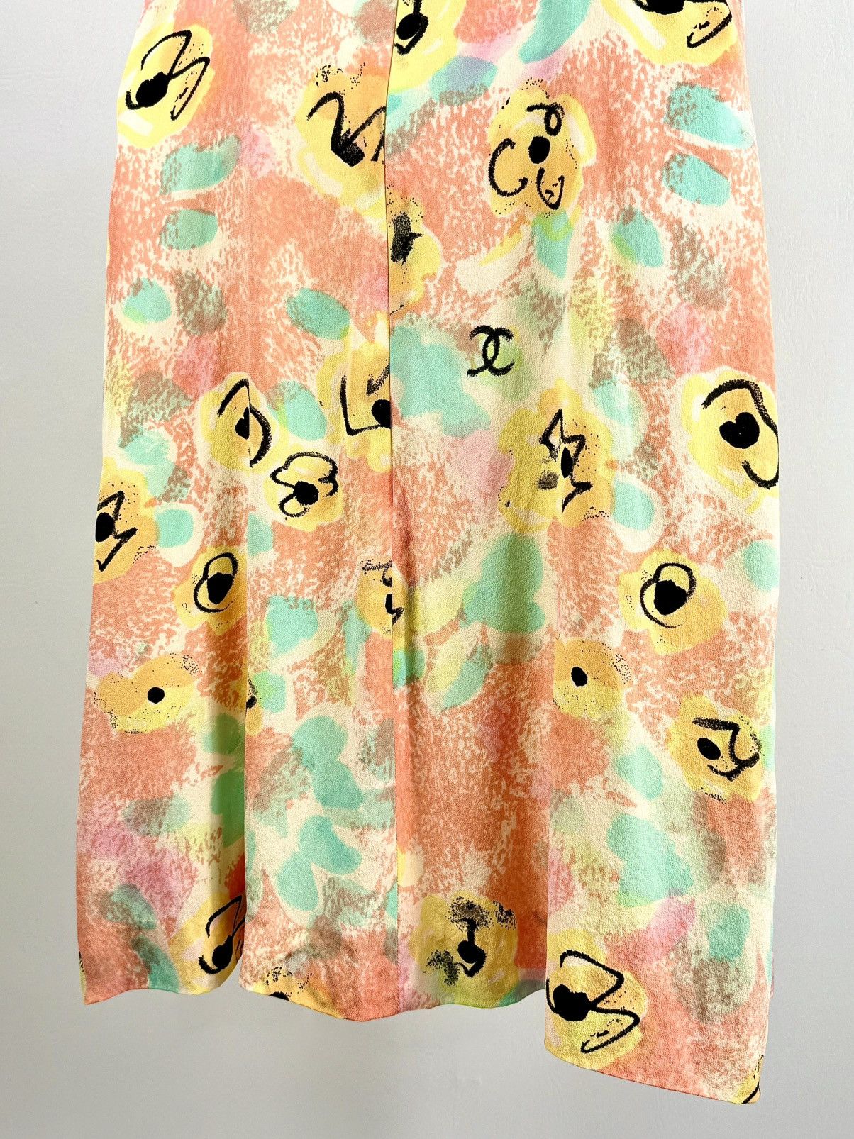 Chanel Chanel - Karl Lagerfeld - SS/97 - Floral - Silk - Slip Dress Size S / US 4 / IT 40 - 17 Thumbnail