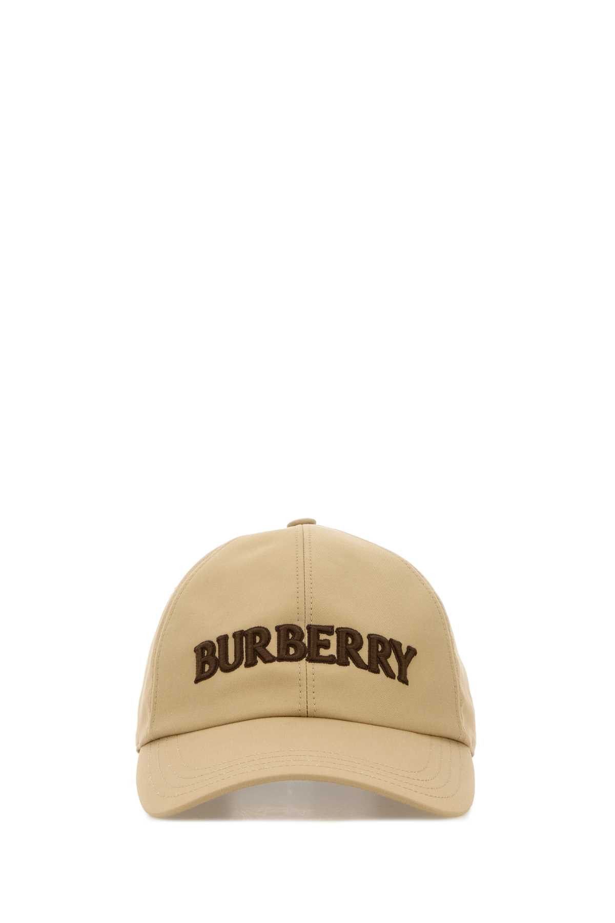 Burberry Beige Gabardine Baseball Cap Size ONE SIZE - 1 Thumbnail